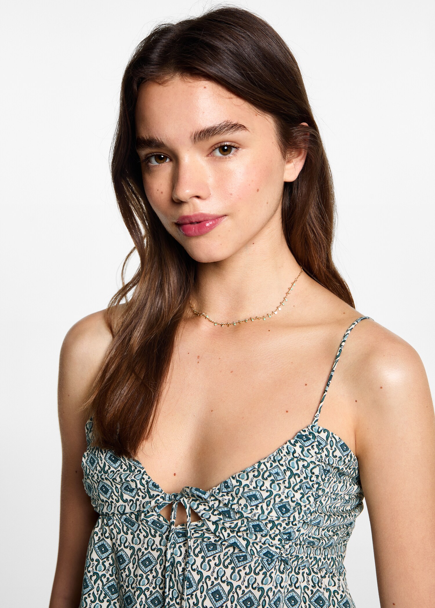 Flowy printed top - Details of the article 1