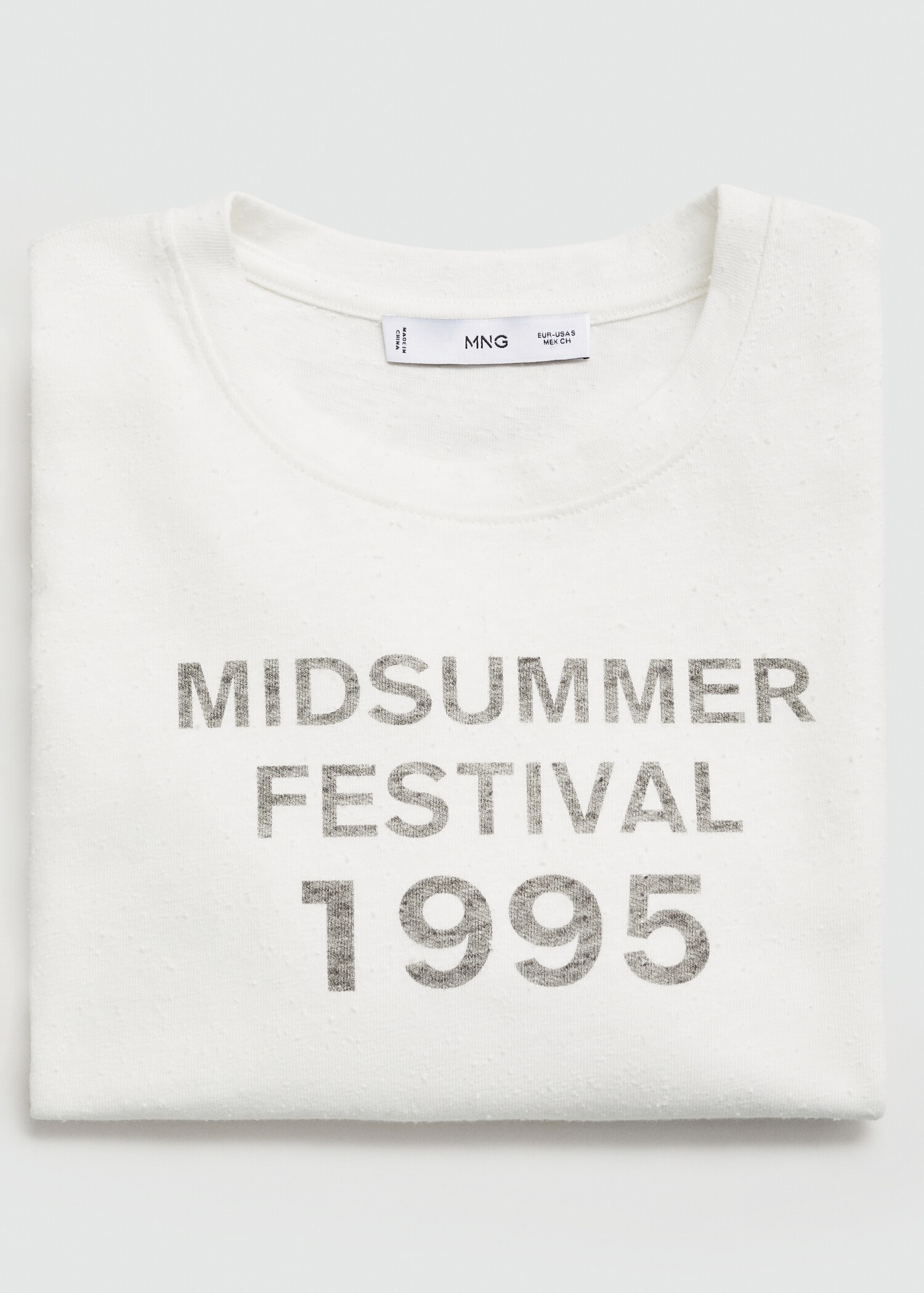 Printed cropped t-shirt - Details of the article 0