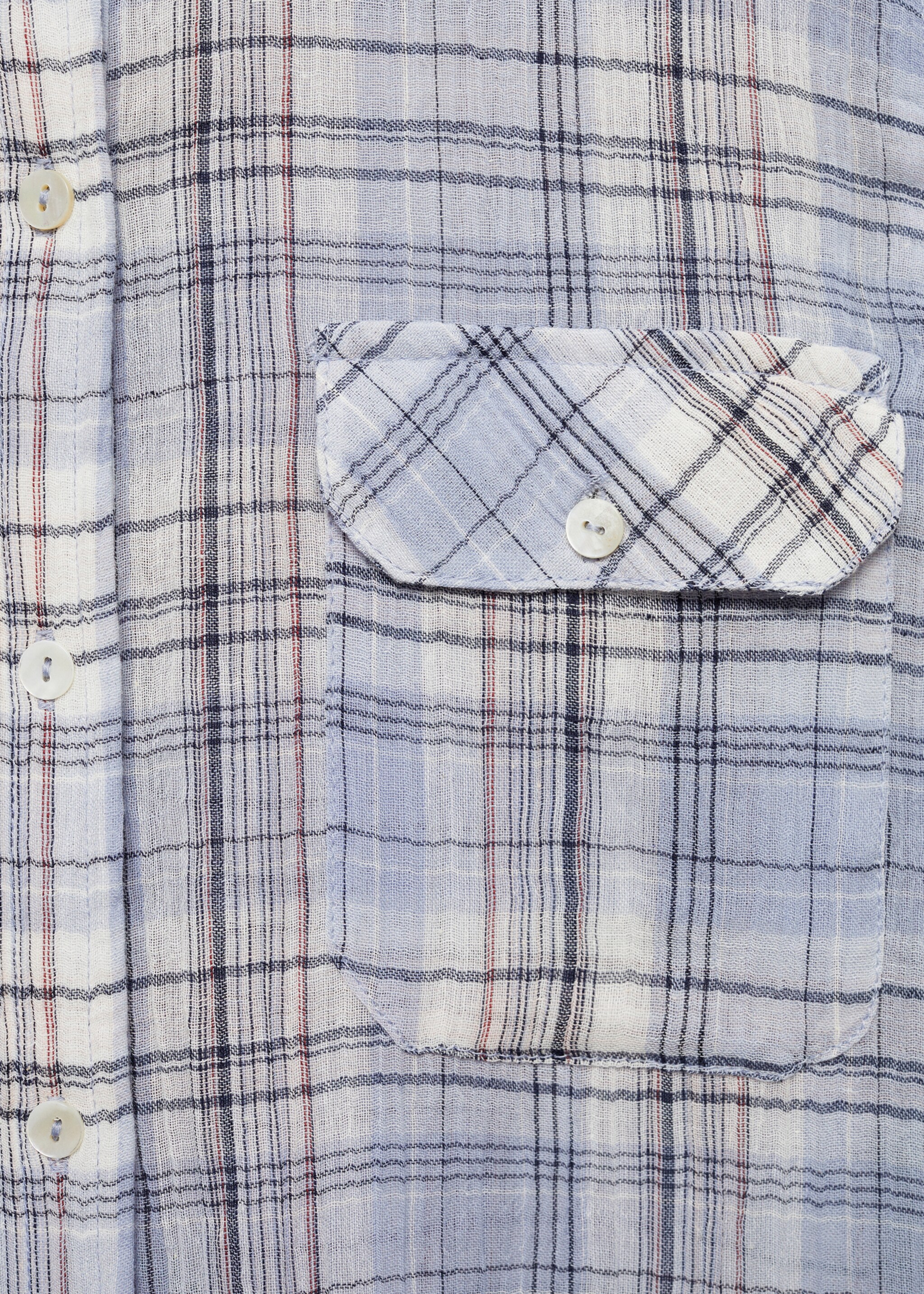 Chemise à carreaux en coton - Détail de l'article 0