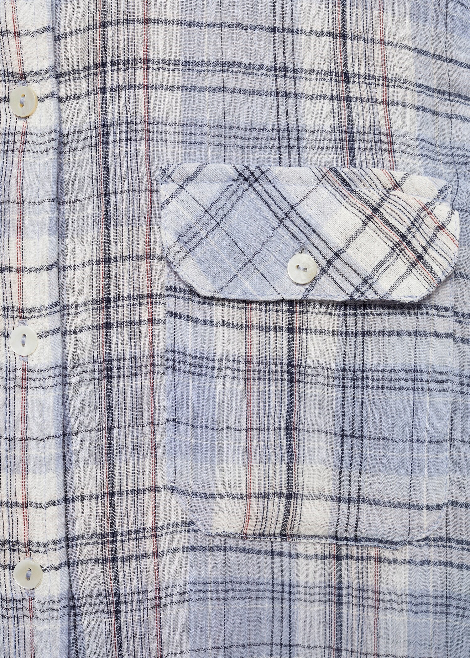 Chemise à carreaux en coton - Détail de l'article 0