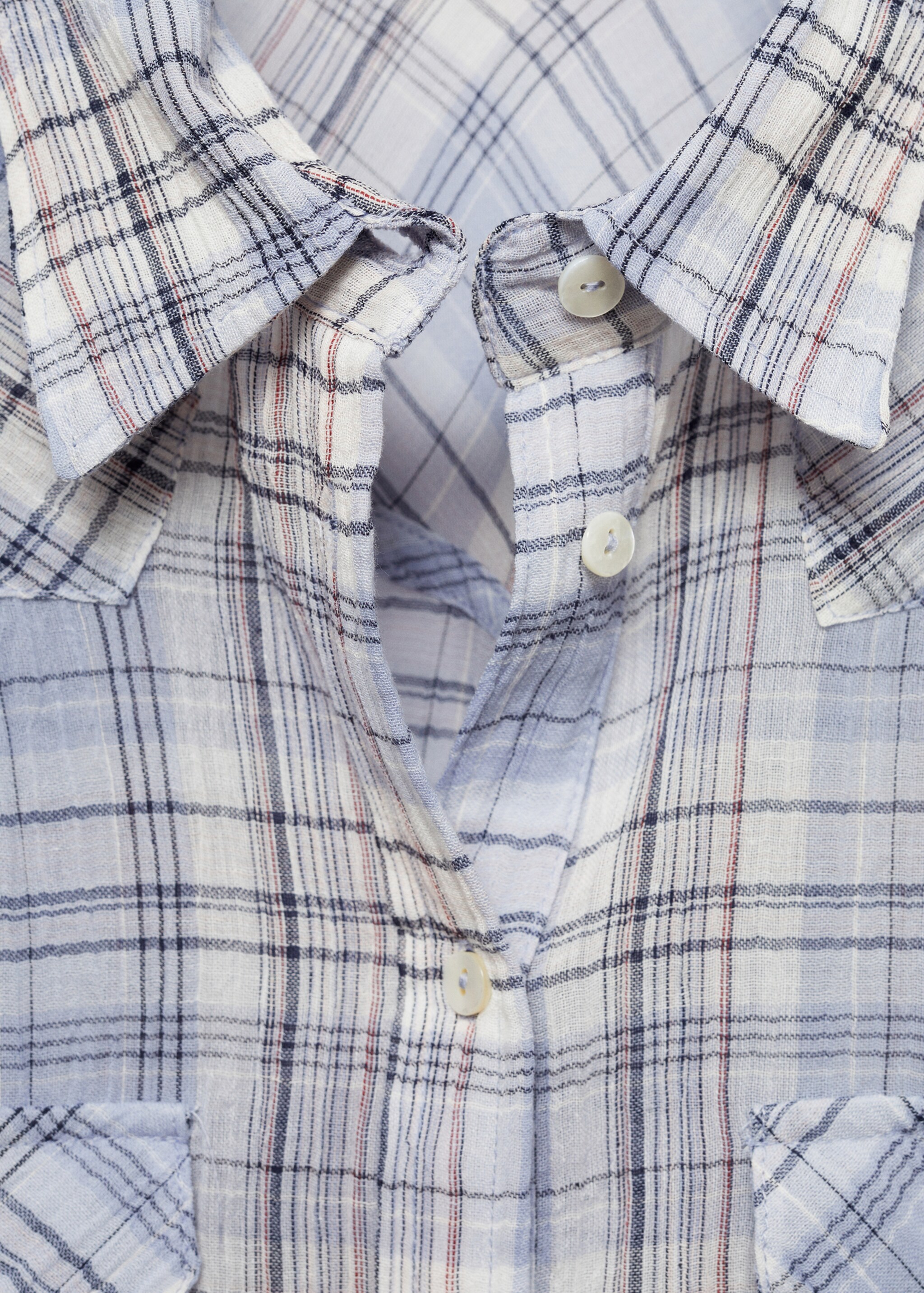 Chemise à carreaux en coton - Détail de l'article 8