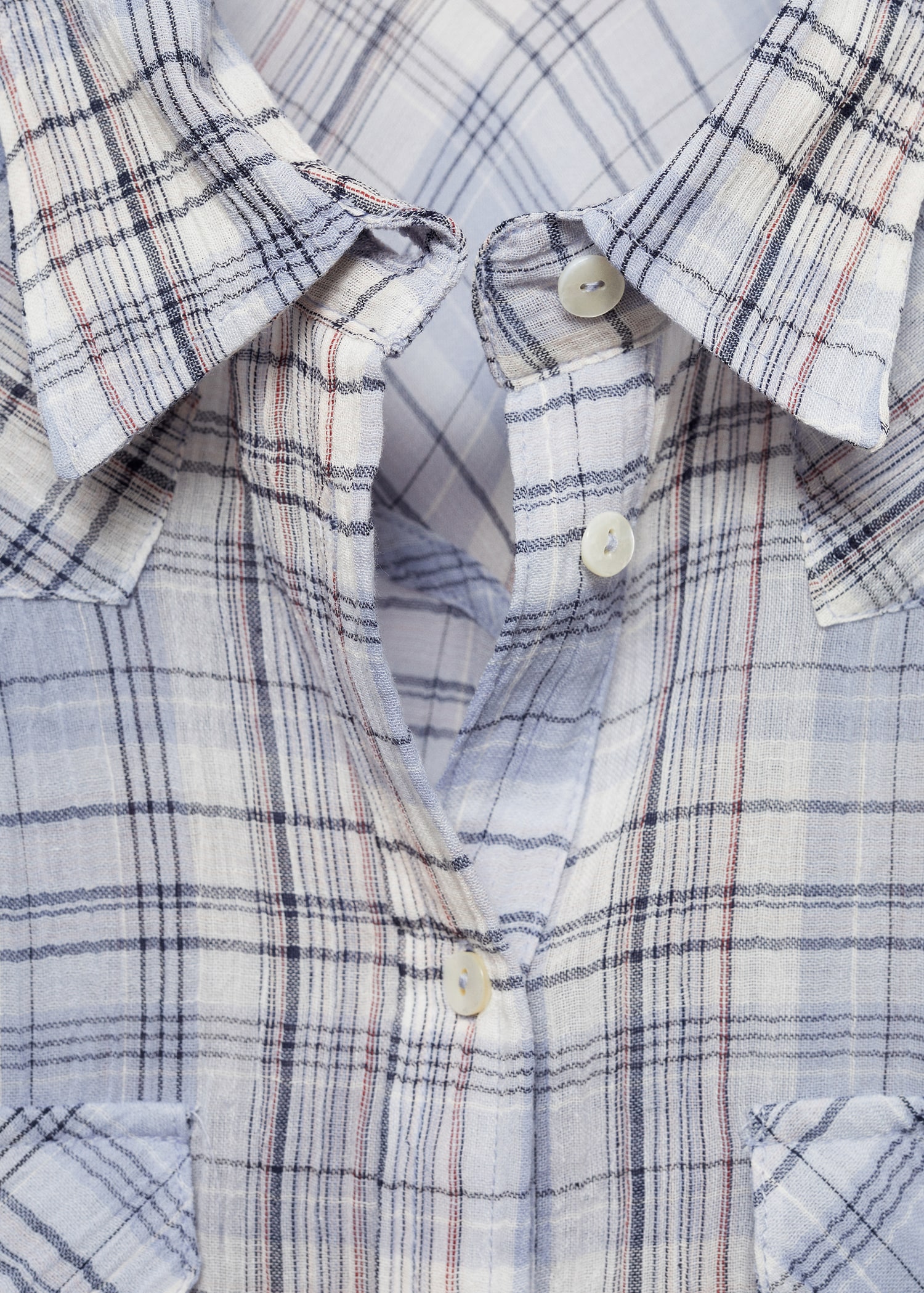 Check cotton shirt - Details of the article 8