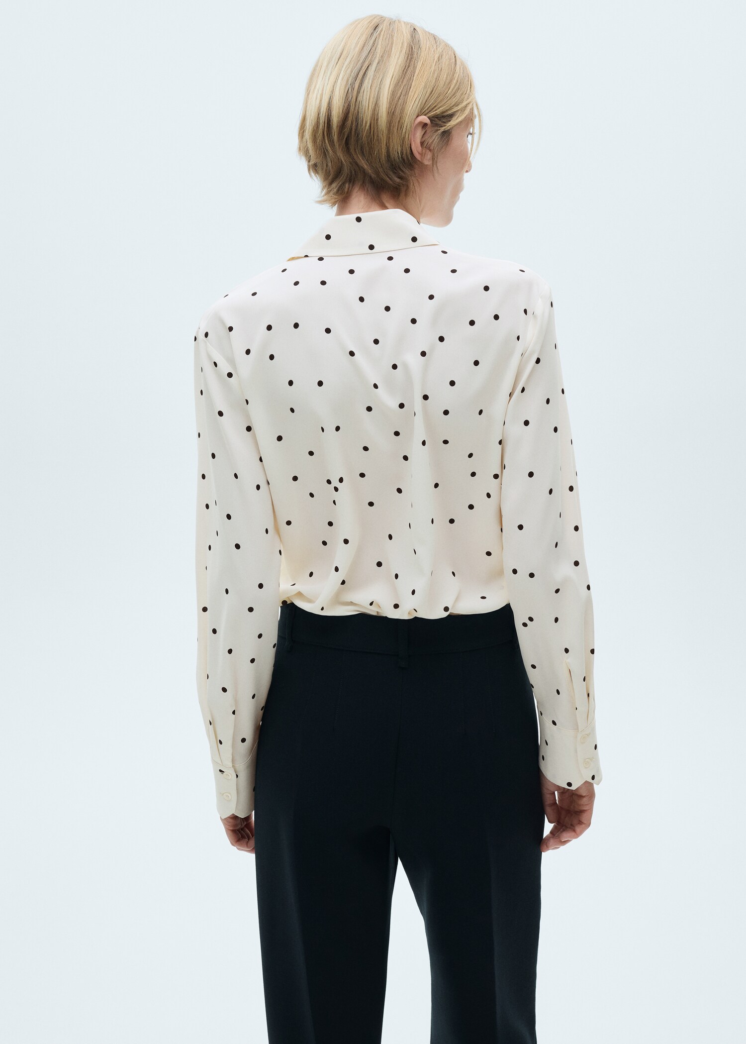 Chemise imprimée fluide - Verso de l’article