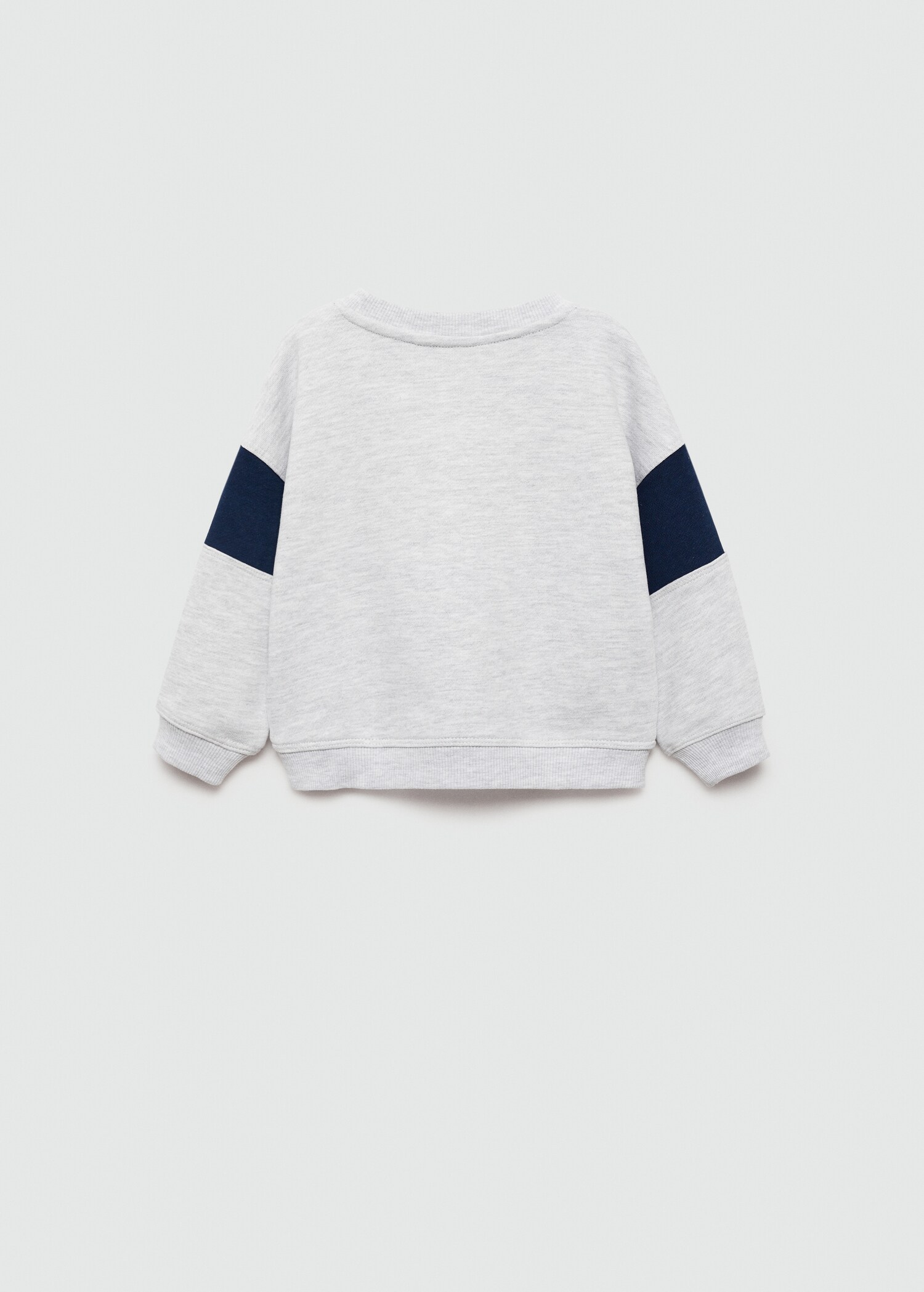 Message printed sweatshirt - Reverse of the article