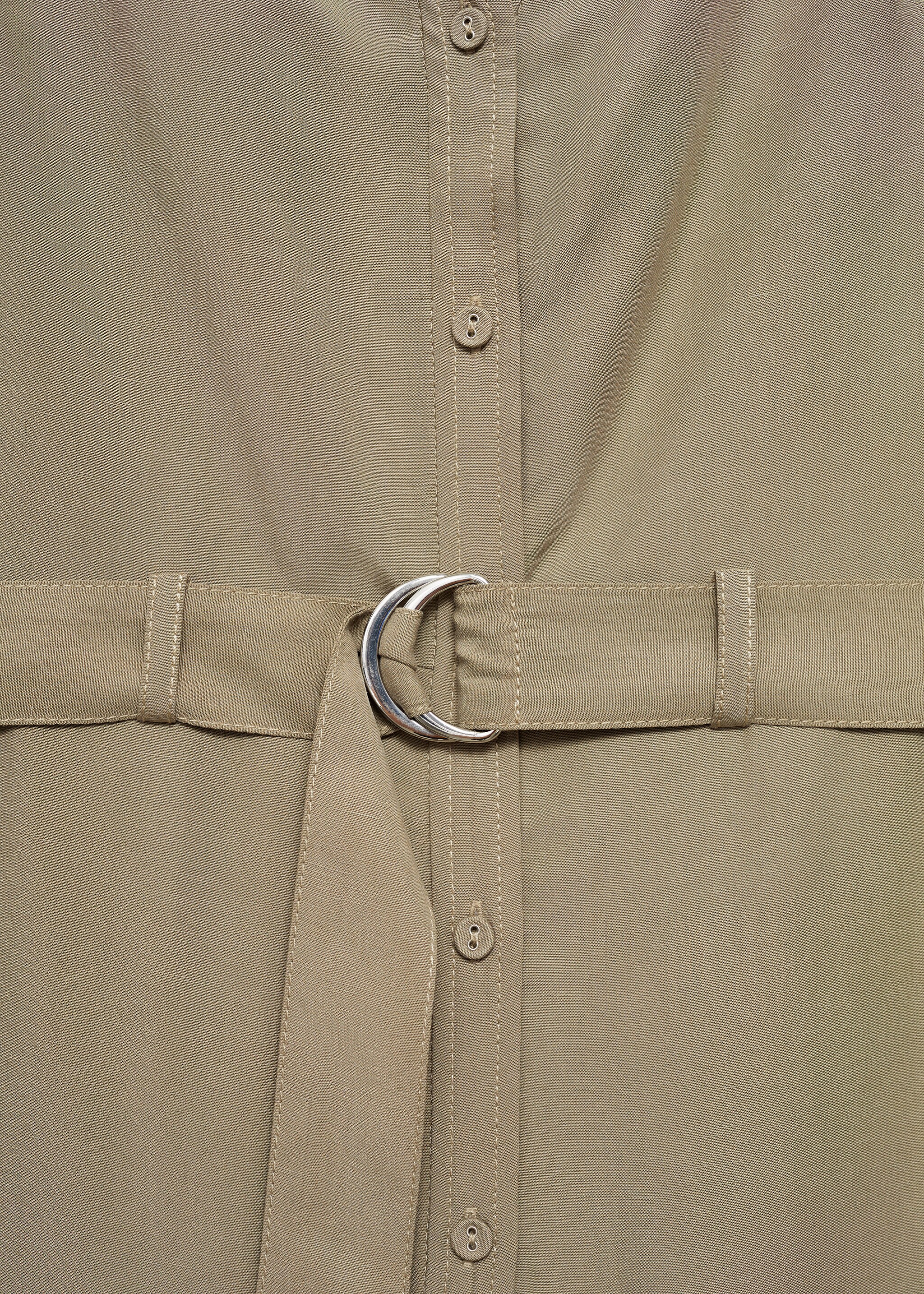 Lyocell jumpsuit with belt - Details of the article 8