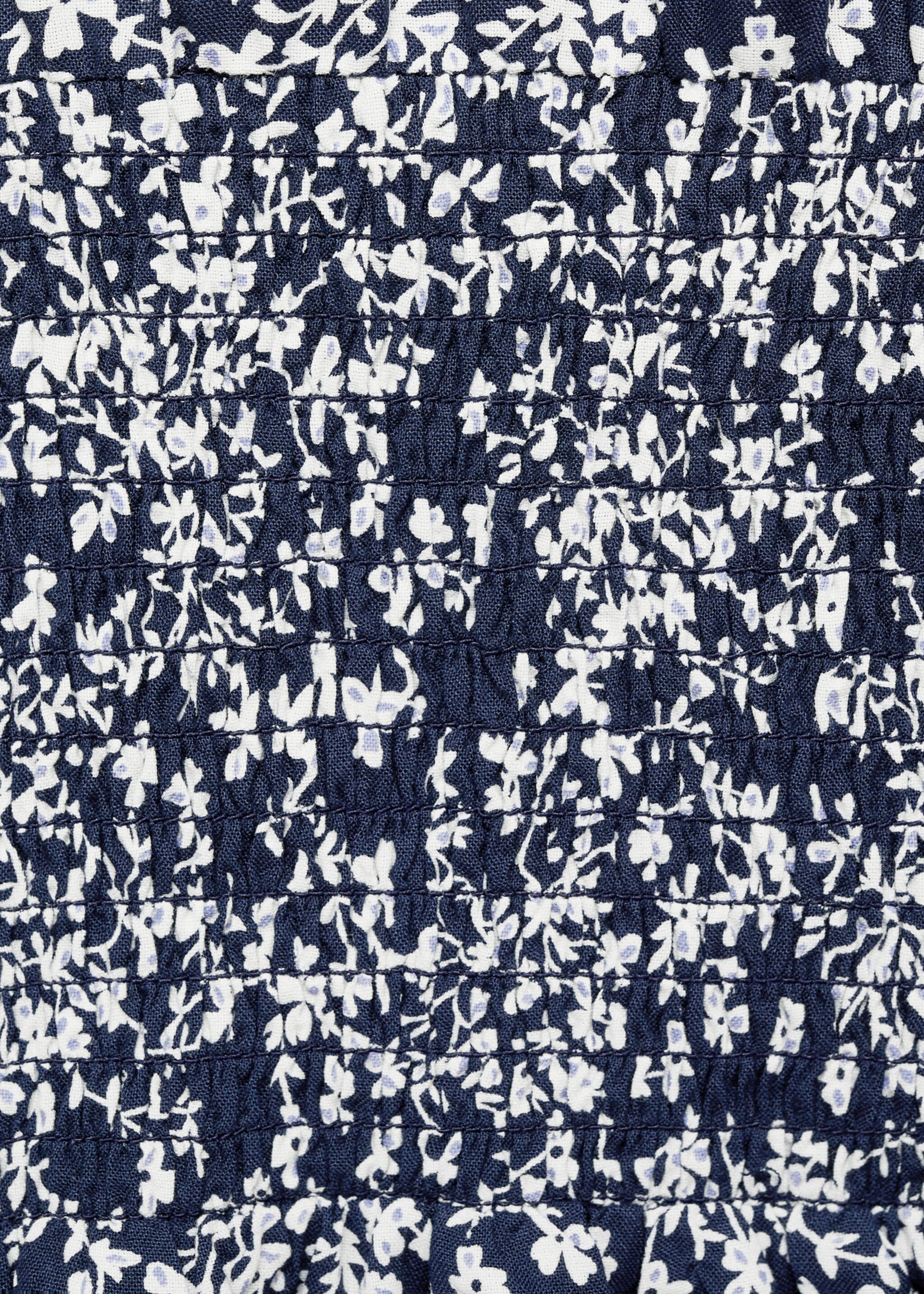 Vestido estampado floral - Detalle del artículo 0, Azul marino oscuro. Ref: 77093281-00.