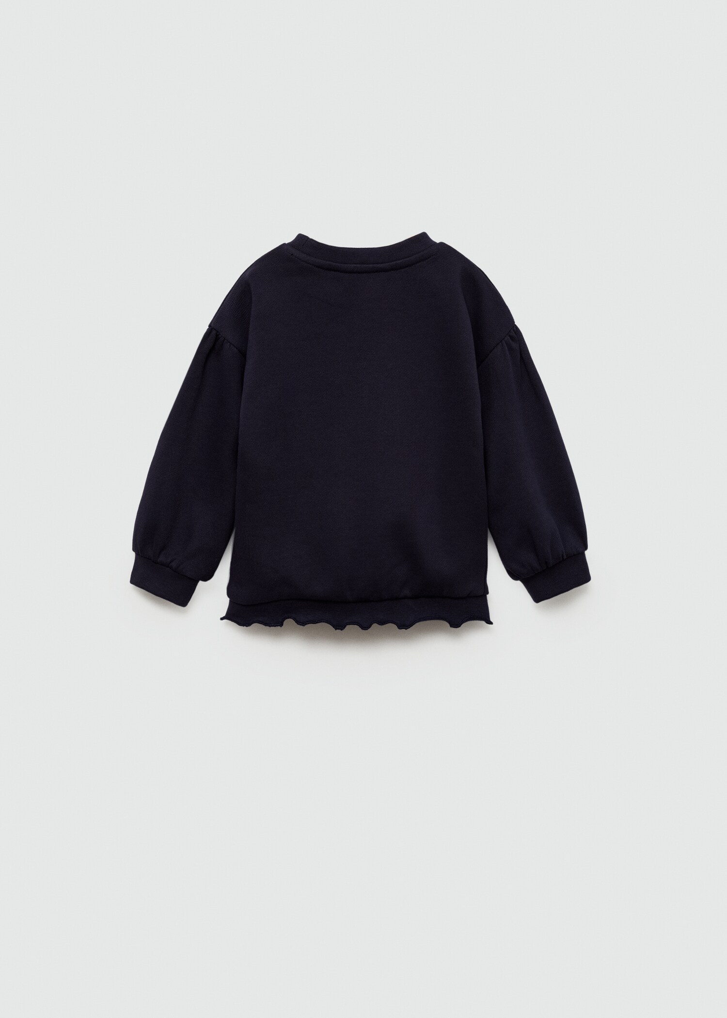 Embroidered printed hoodie - Reverse of the article