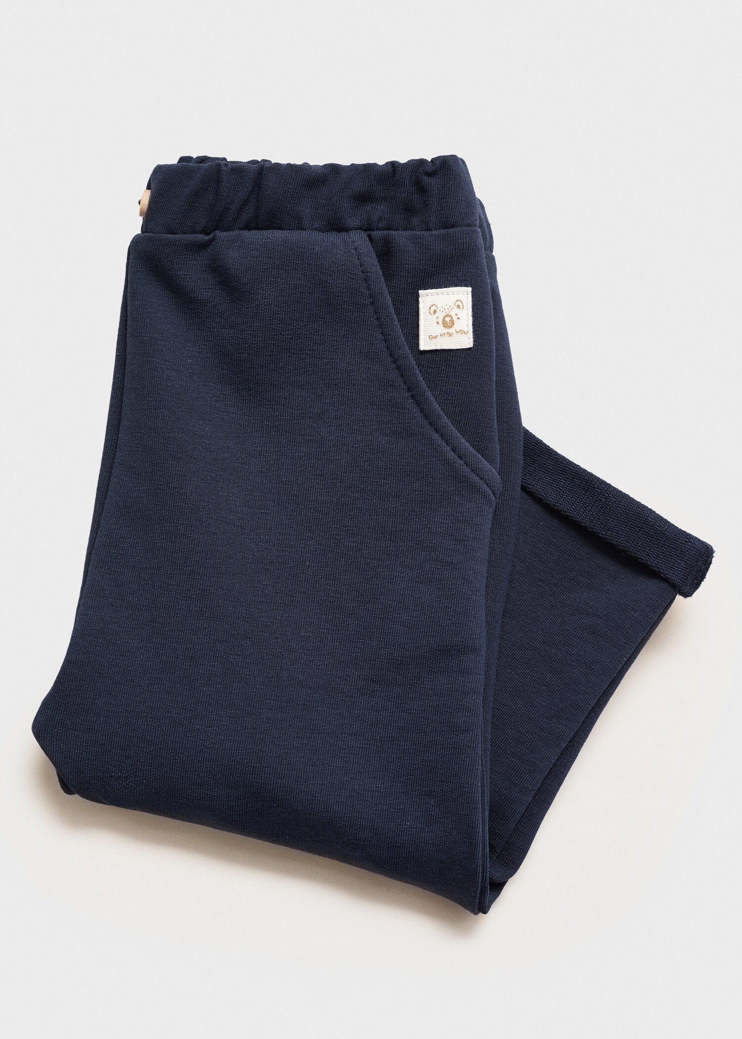 Elastic waist cotton trousers - Details of the article 8