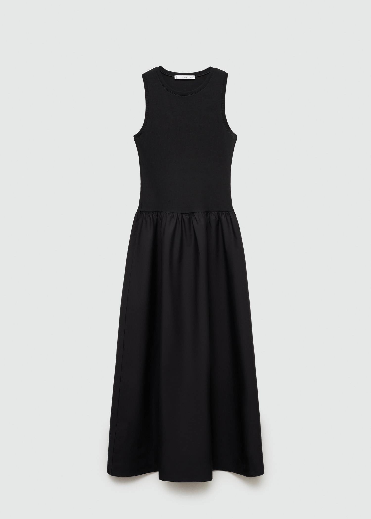 Robe évasée combinée MANGO Tunisie - Main Image