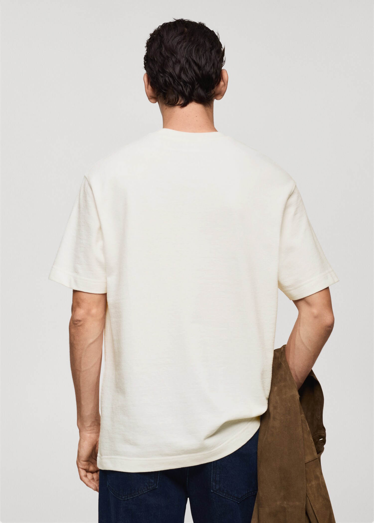 100% cotton relaxed-fit t-shirt - Reverse of the article