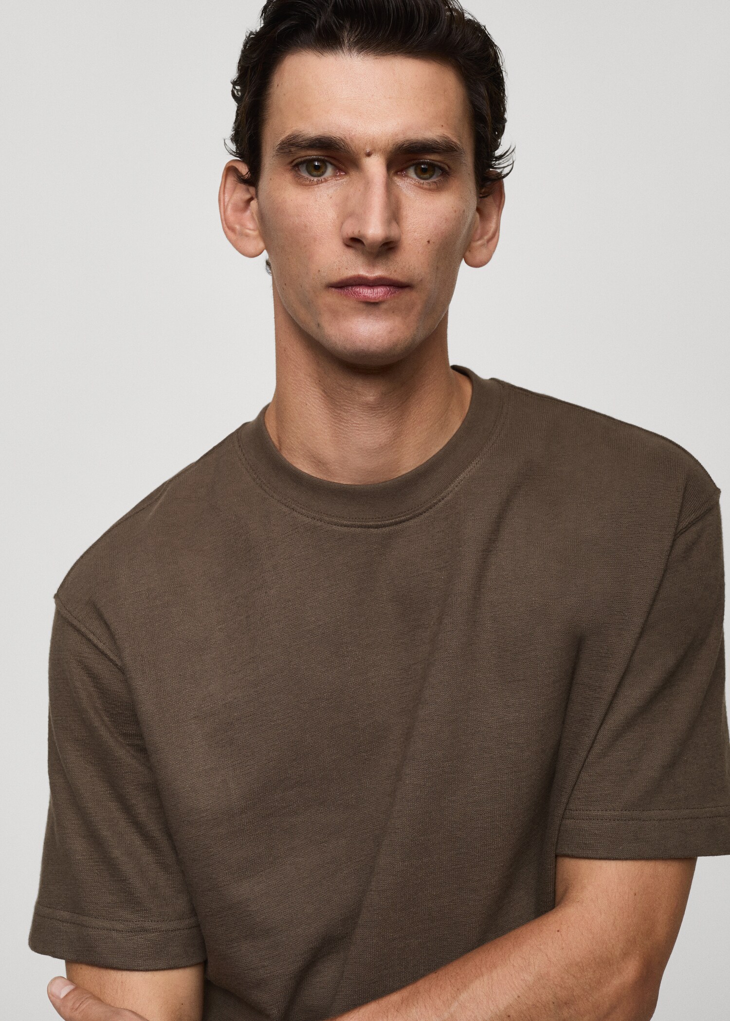 T-shirt de 100% algodão relaxed fit - Pormenor do artigo 1