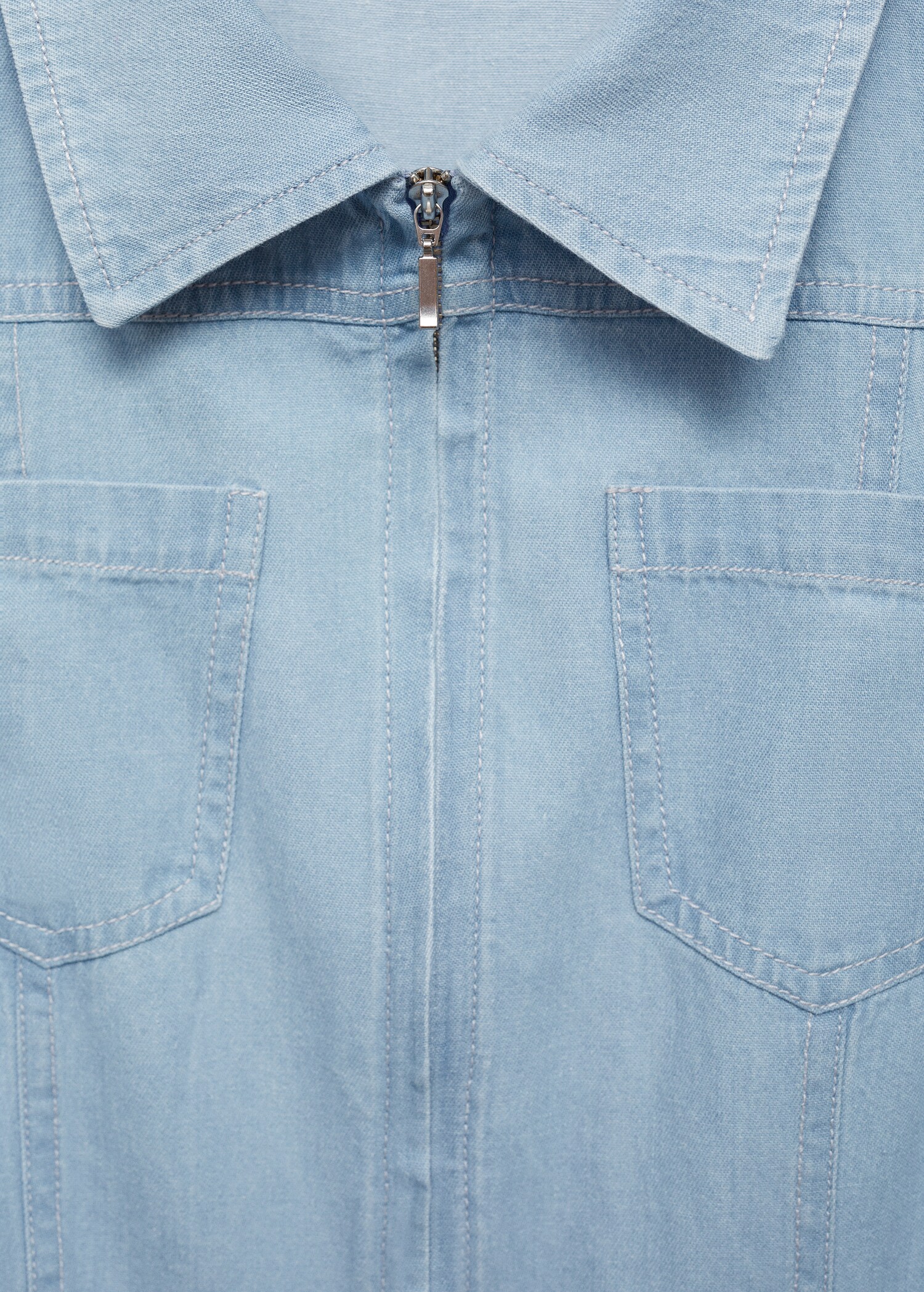 Denim jumpsuit belt - Details of the article 8