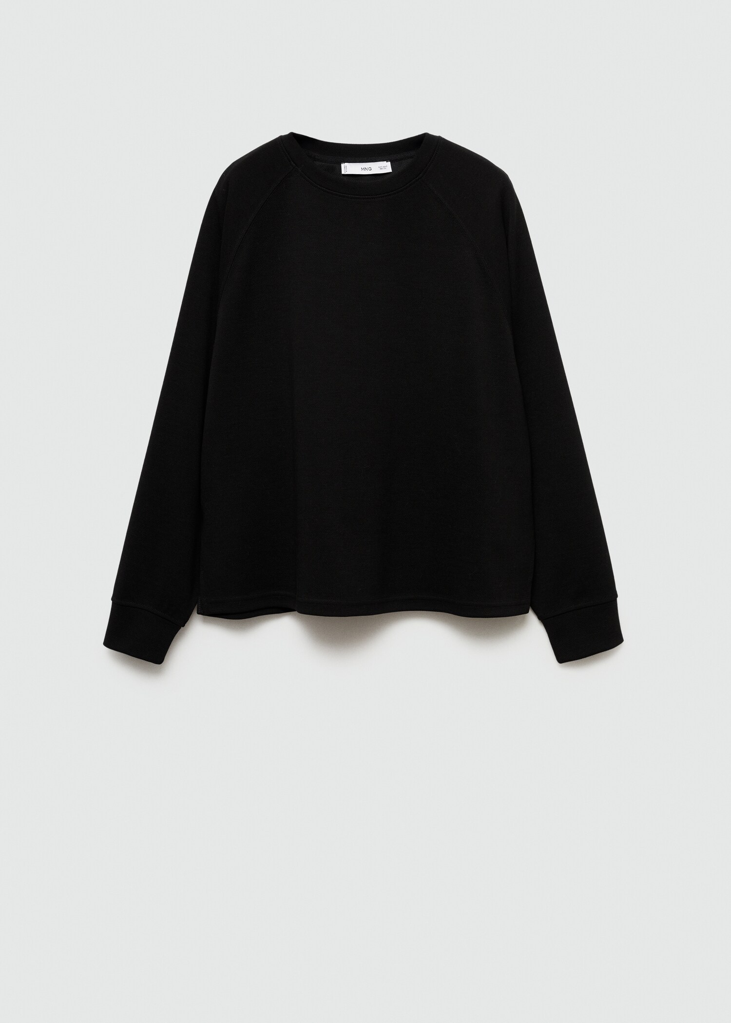 Decorative stitching sweatshirt - Article without model