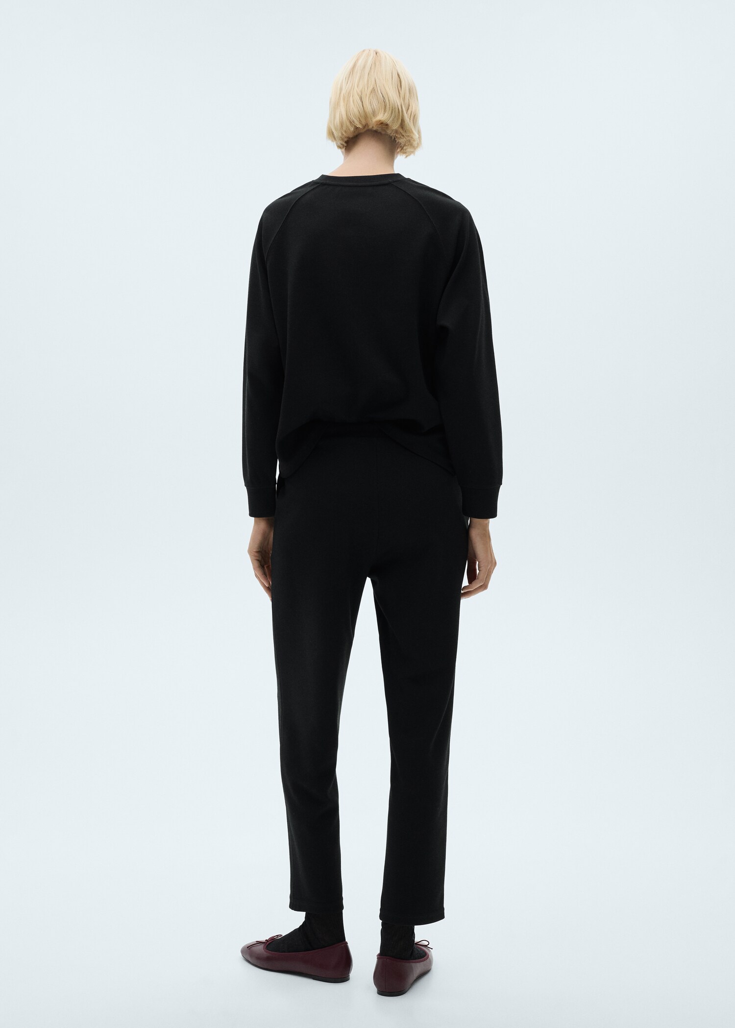 Decorative stitching sweatshirt - Reverse of the article