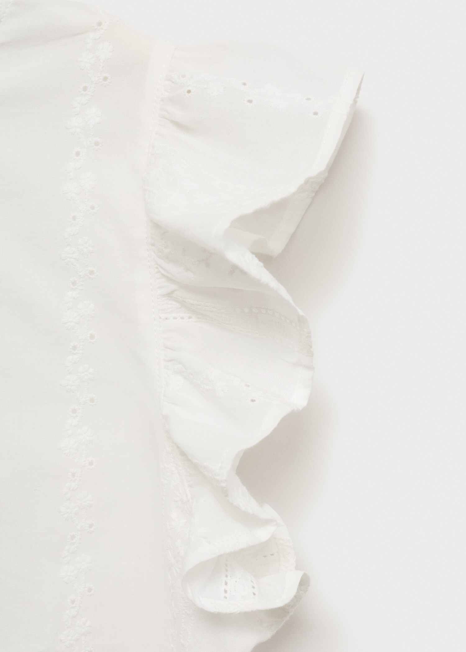 Ruffled cotton top - Details of the article 8