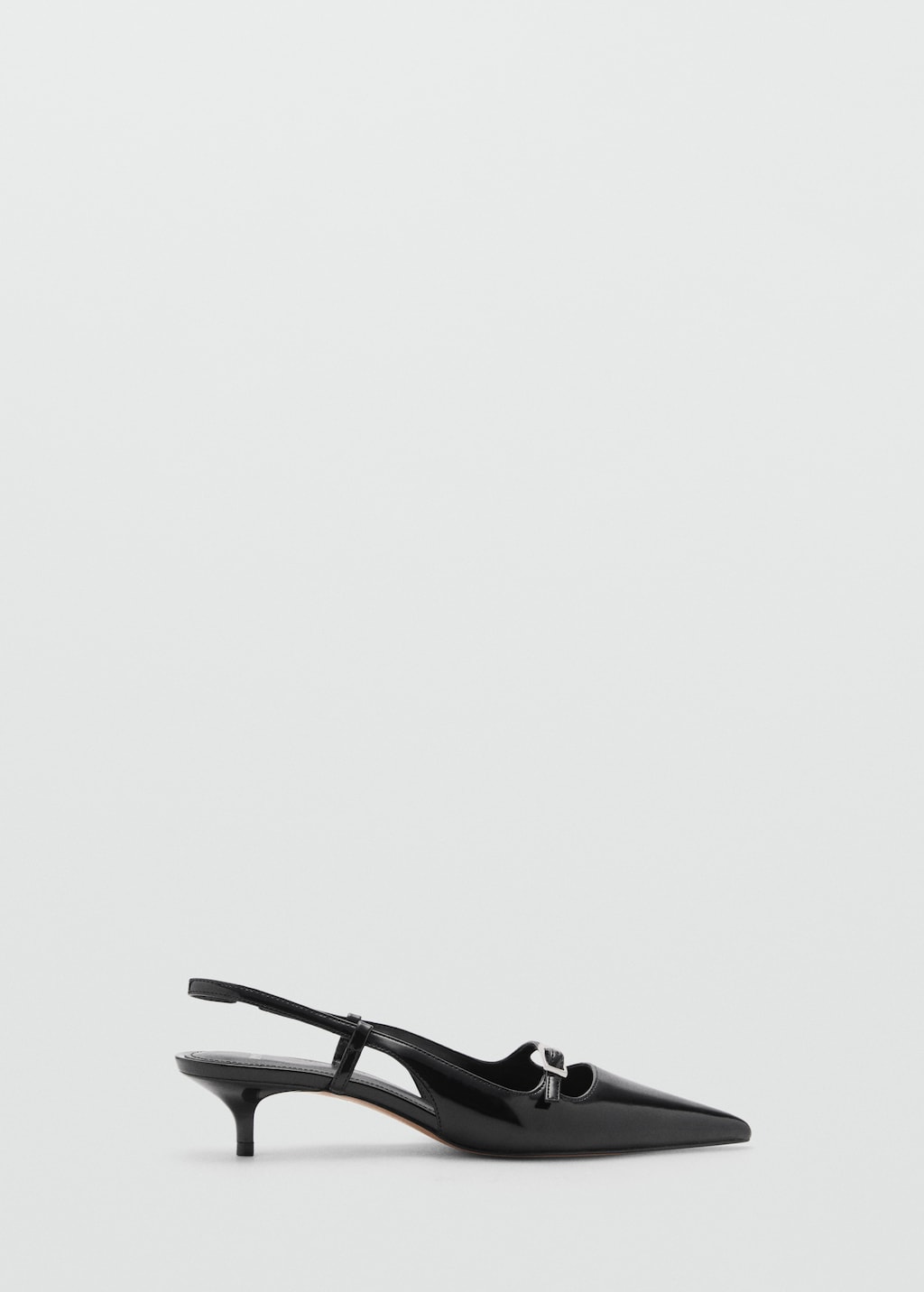 Slingback heeled shoes with buckle - Women | MANGO USA Slingback heeled shoes with buckle - Women | MANGO USA
