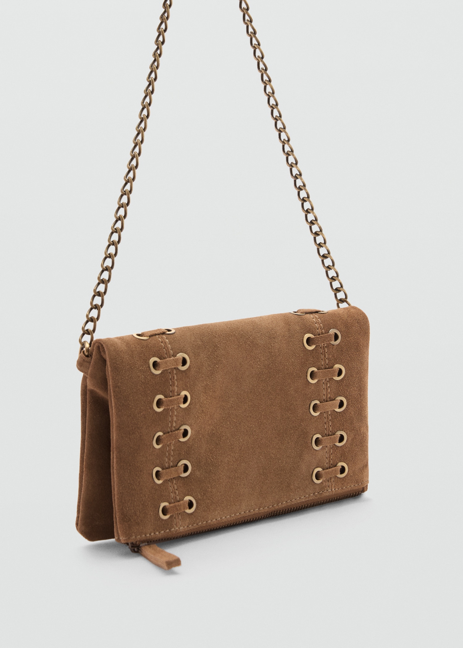 Sac enveloppe cuir - Plan moyen