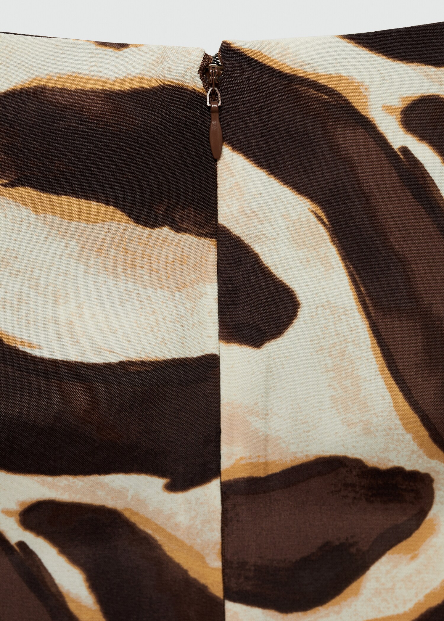 Drapierter Rock mit Animal-Print - Damen | MANGO Deutschland