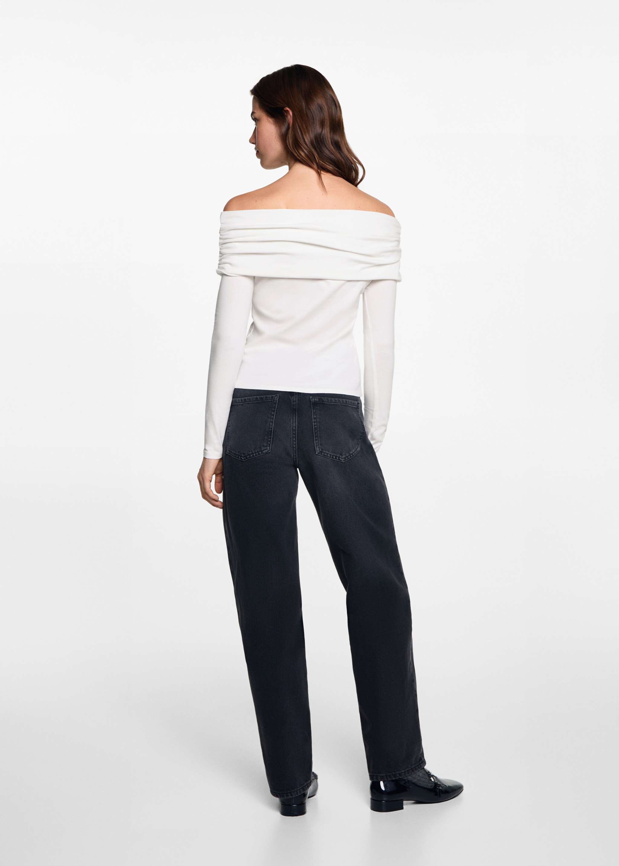 Camiseta off-shoulder - Reverso del artículo