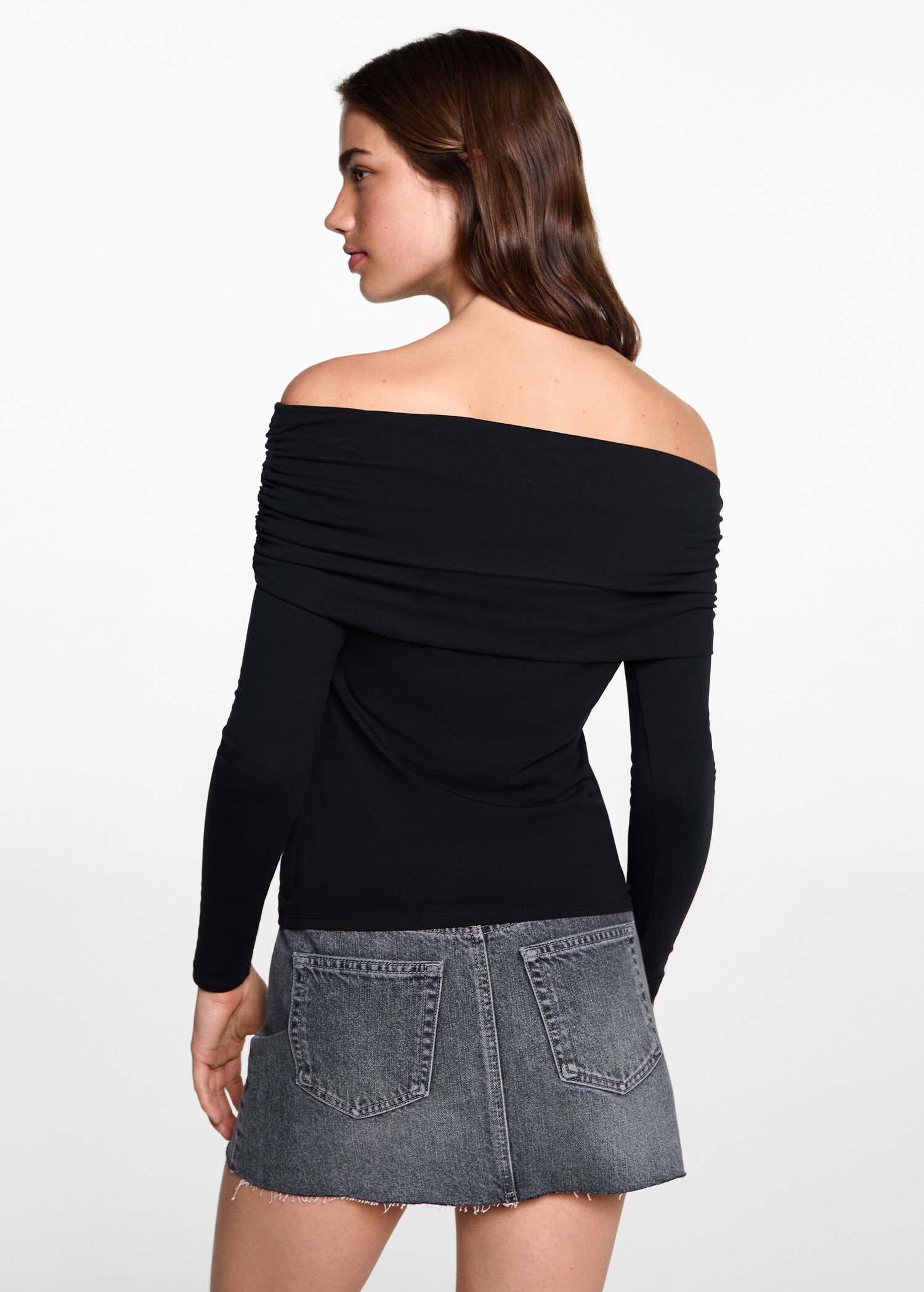 Camiseta off-shoulder - Reverso del artículo