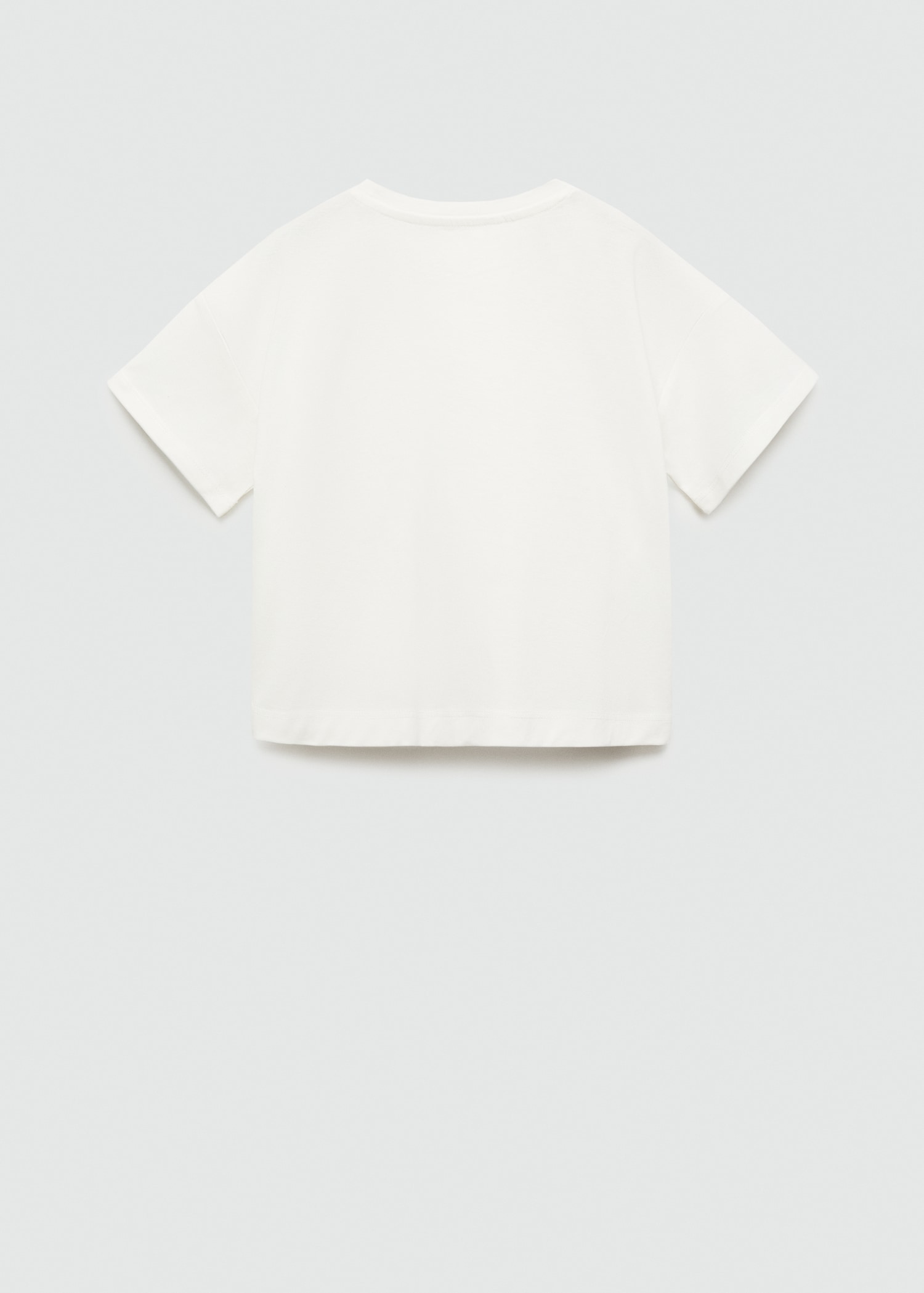 Pocket cotton T-shirt - Reverse of the article