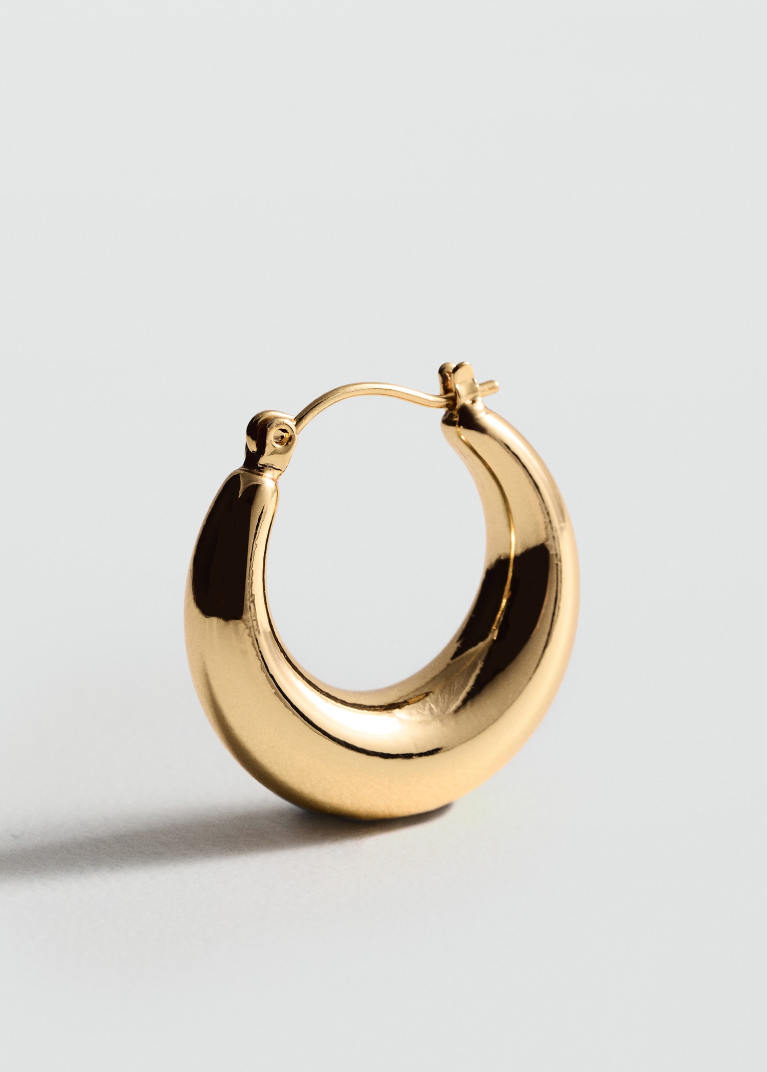 Volume hoop earrings - Medium plane