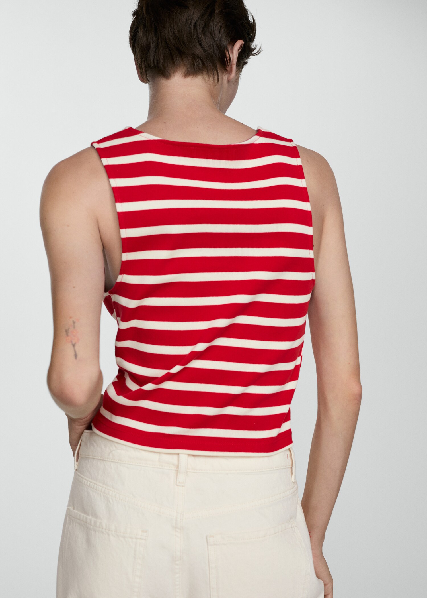 Top bretelles boutons - Verso de l’article
