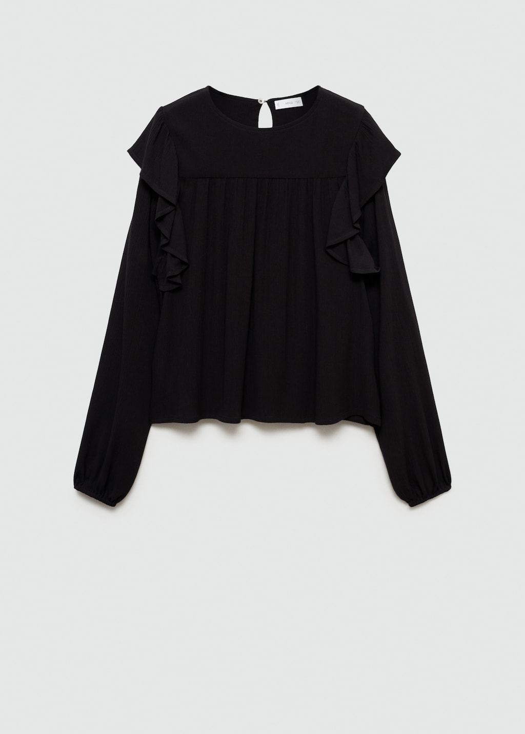 Camisas negras mango hotsell