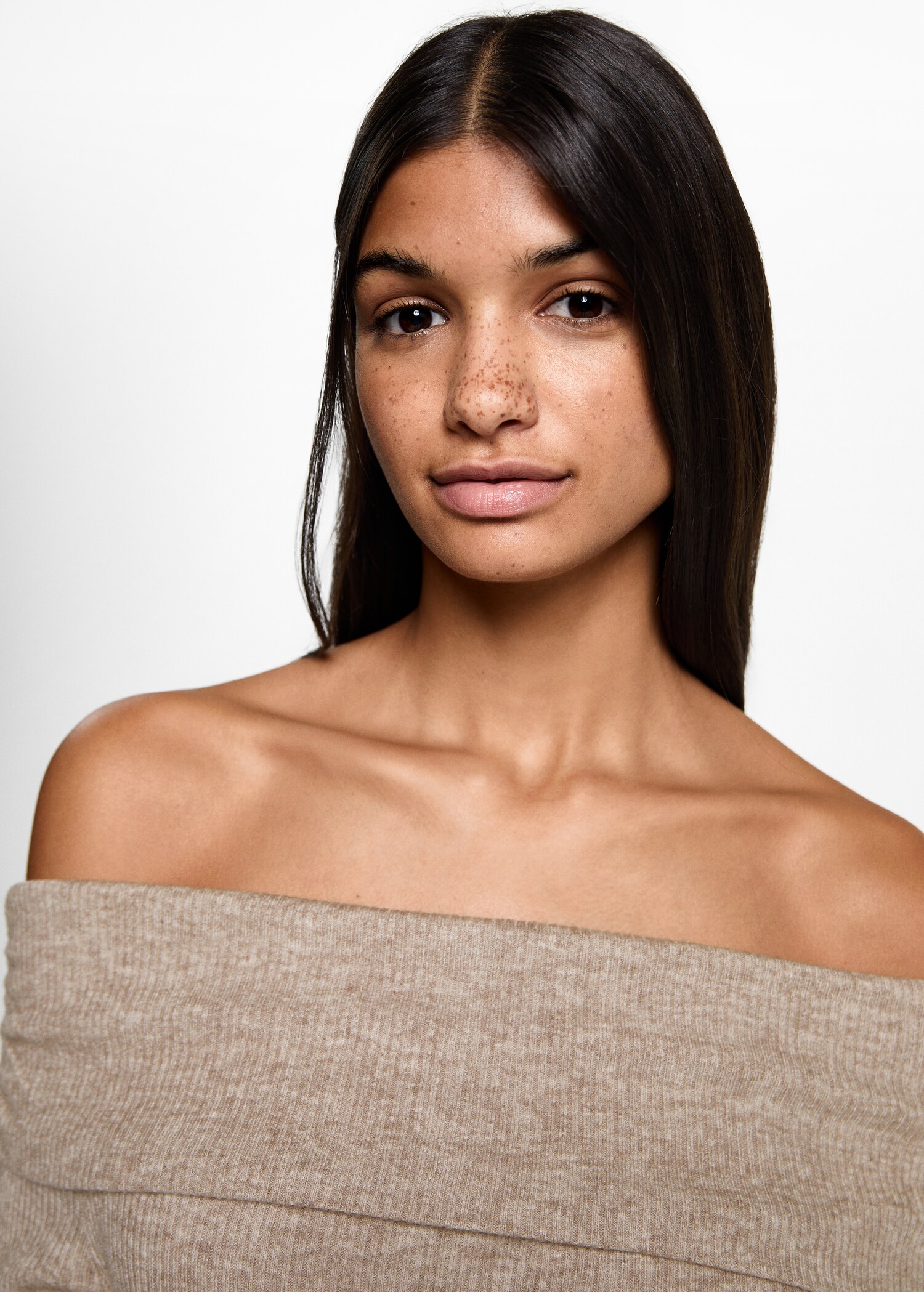 Off the shoulder Midi dress Teen MANGO USA off-the-shoulder-midi-dress-teen-mango-usa