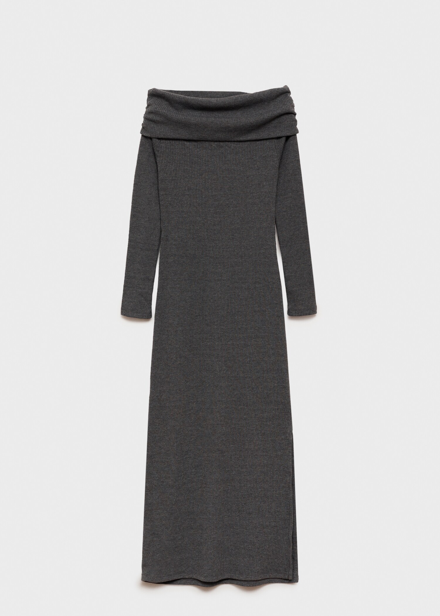 Vestido midi hombros descubiertos - Artículo sin modelo
