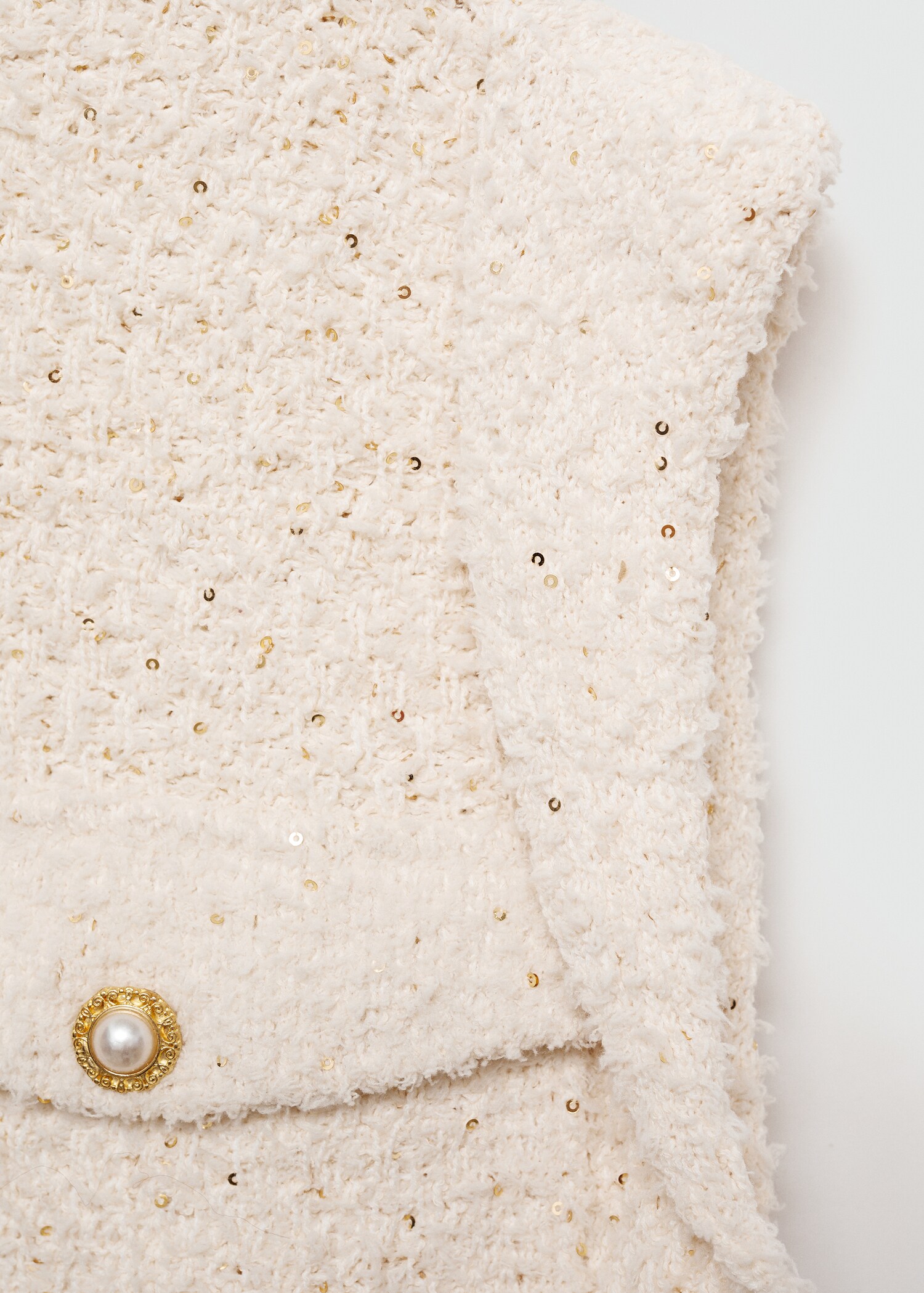 Gilet maille paillettes - Détail de l'article 0