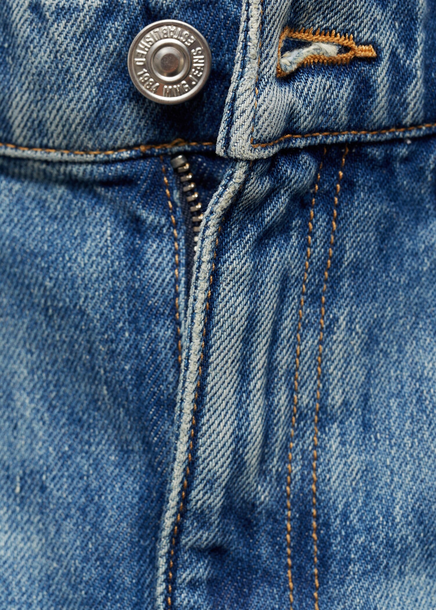 Straight-fit jeans with studs - Details of the article 8