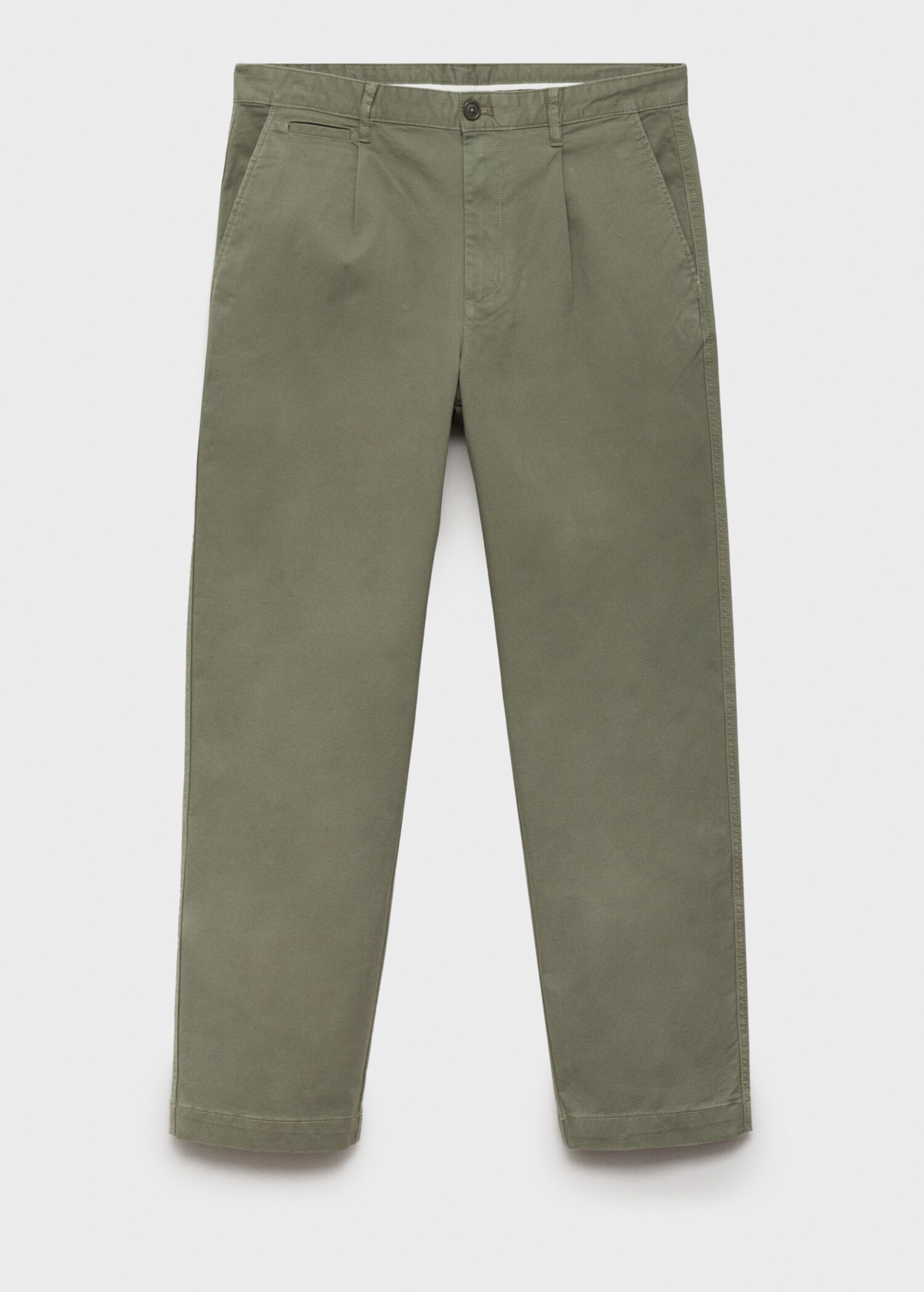 Pantalón regular fit algodón pinzas - Artículo sin modelo