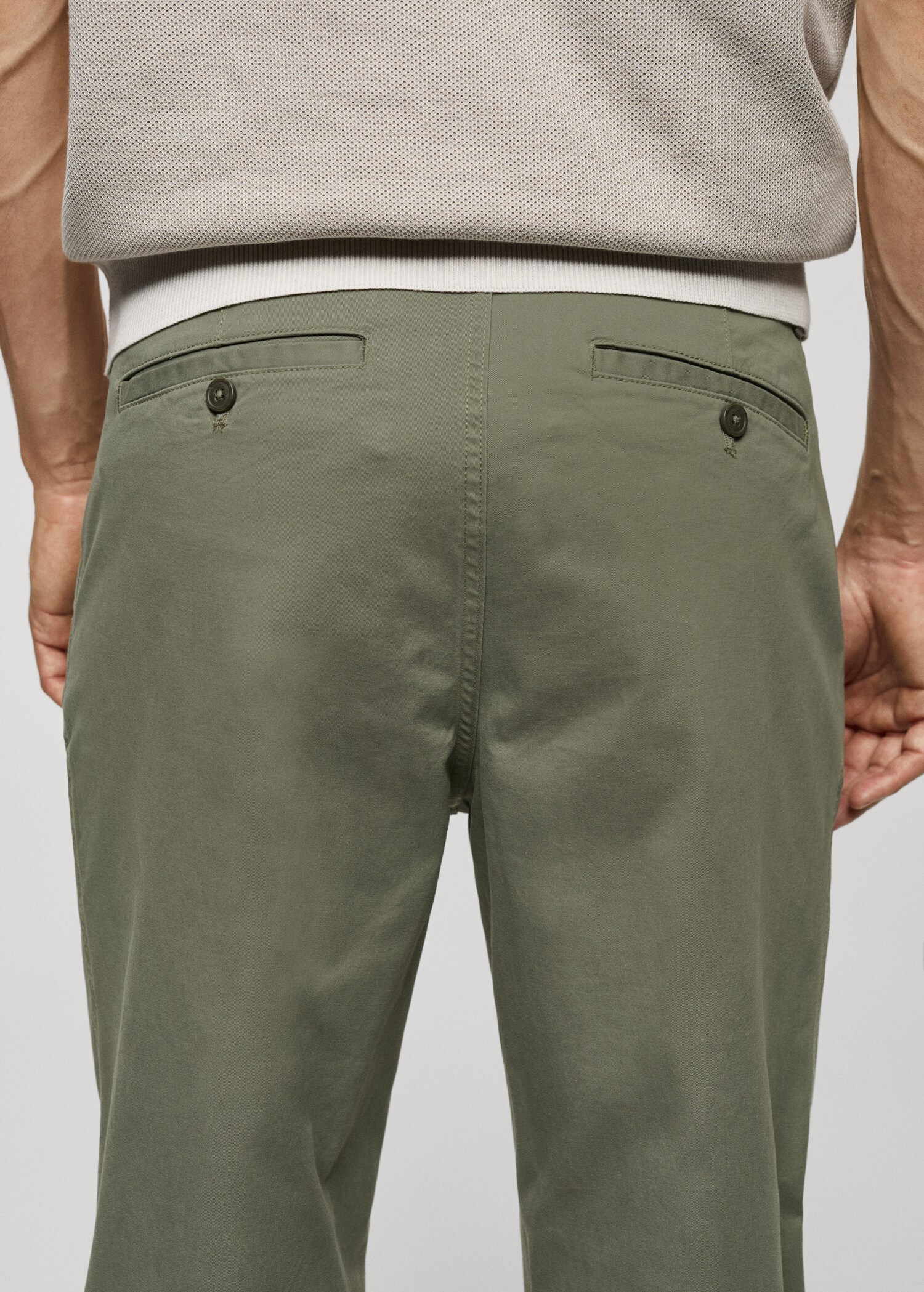 Regular Fit Bundfaltenhose aus Baumwolle - Detail des Artikels 6