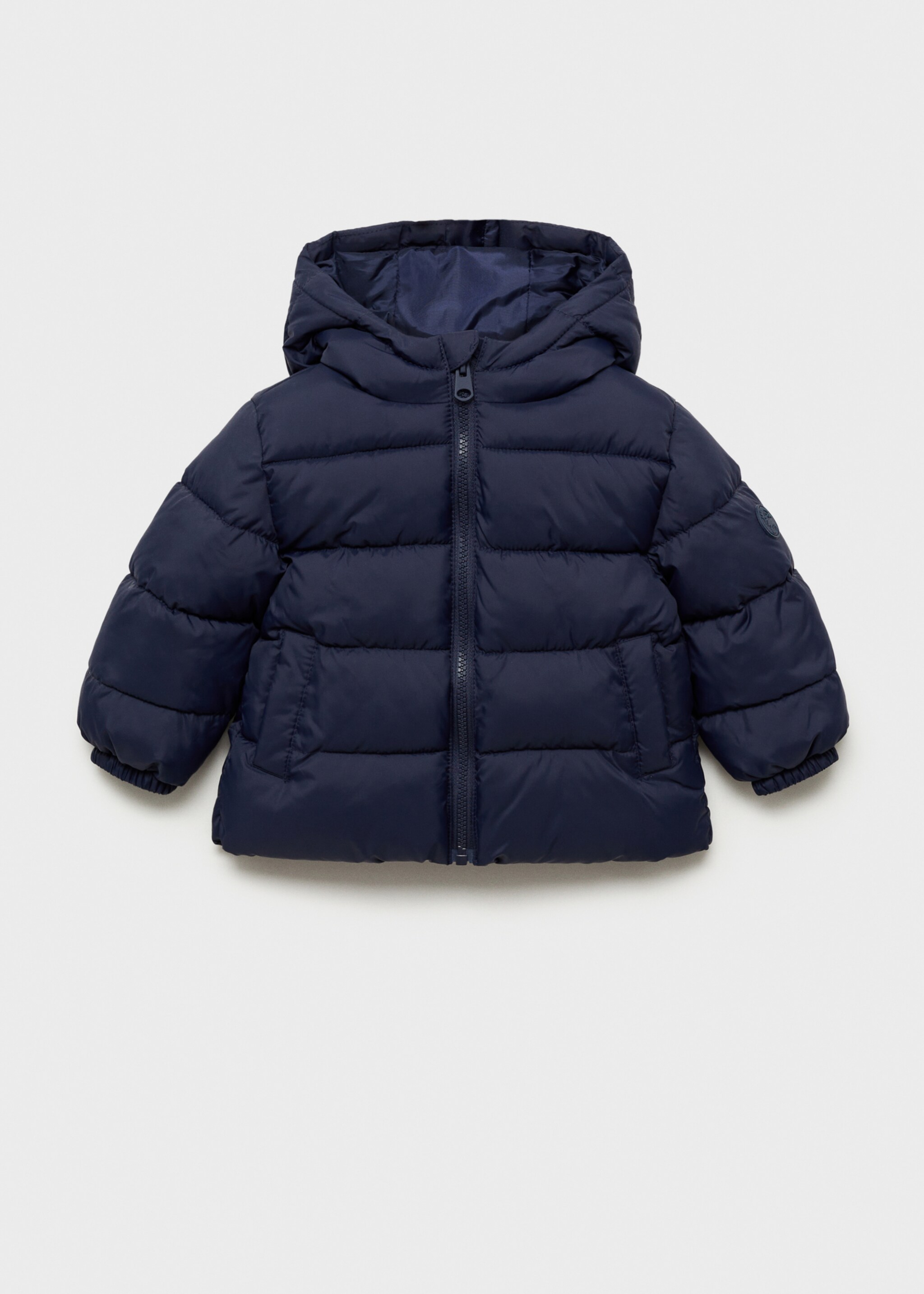Hood quilted coat - Article without model