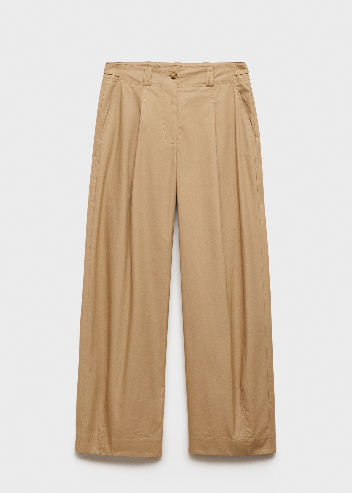 Wideleg pleated trousers - Article without model