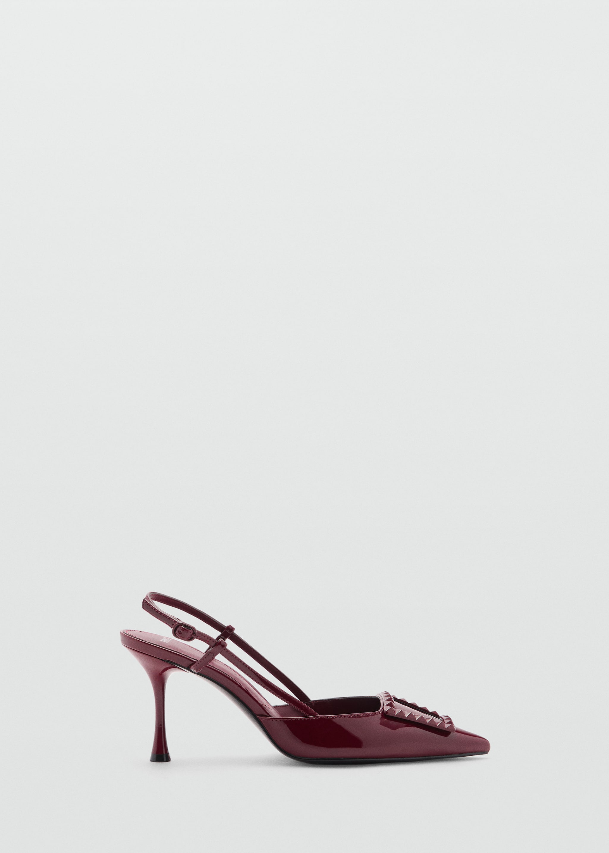 Patent leather slingback-heeled shoes - Article without model