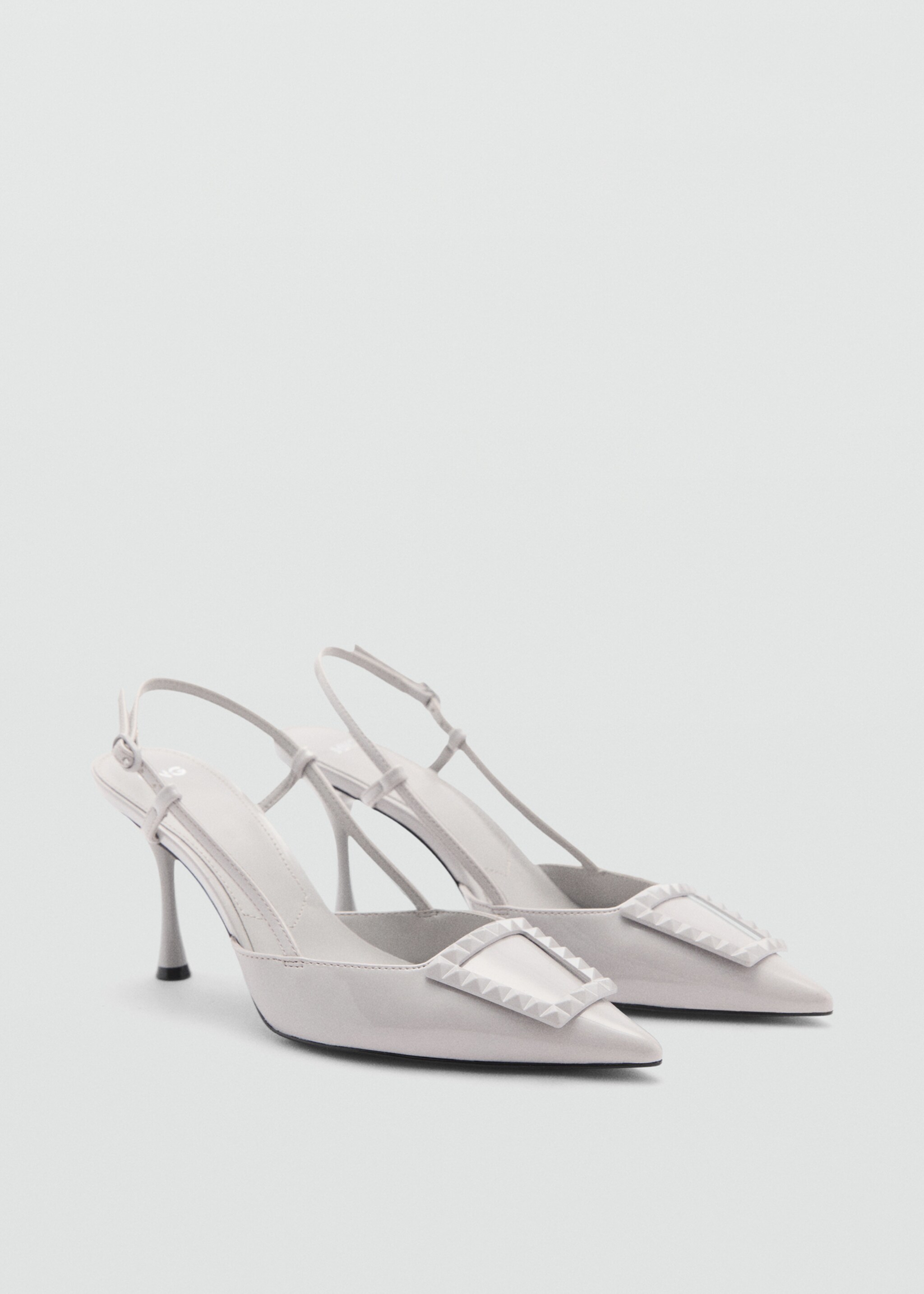 Slingpumps aus Lackleder - Mittlere Ansicht