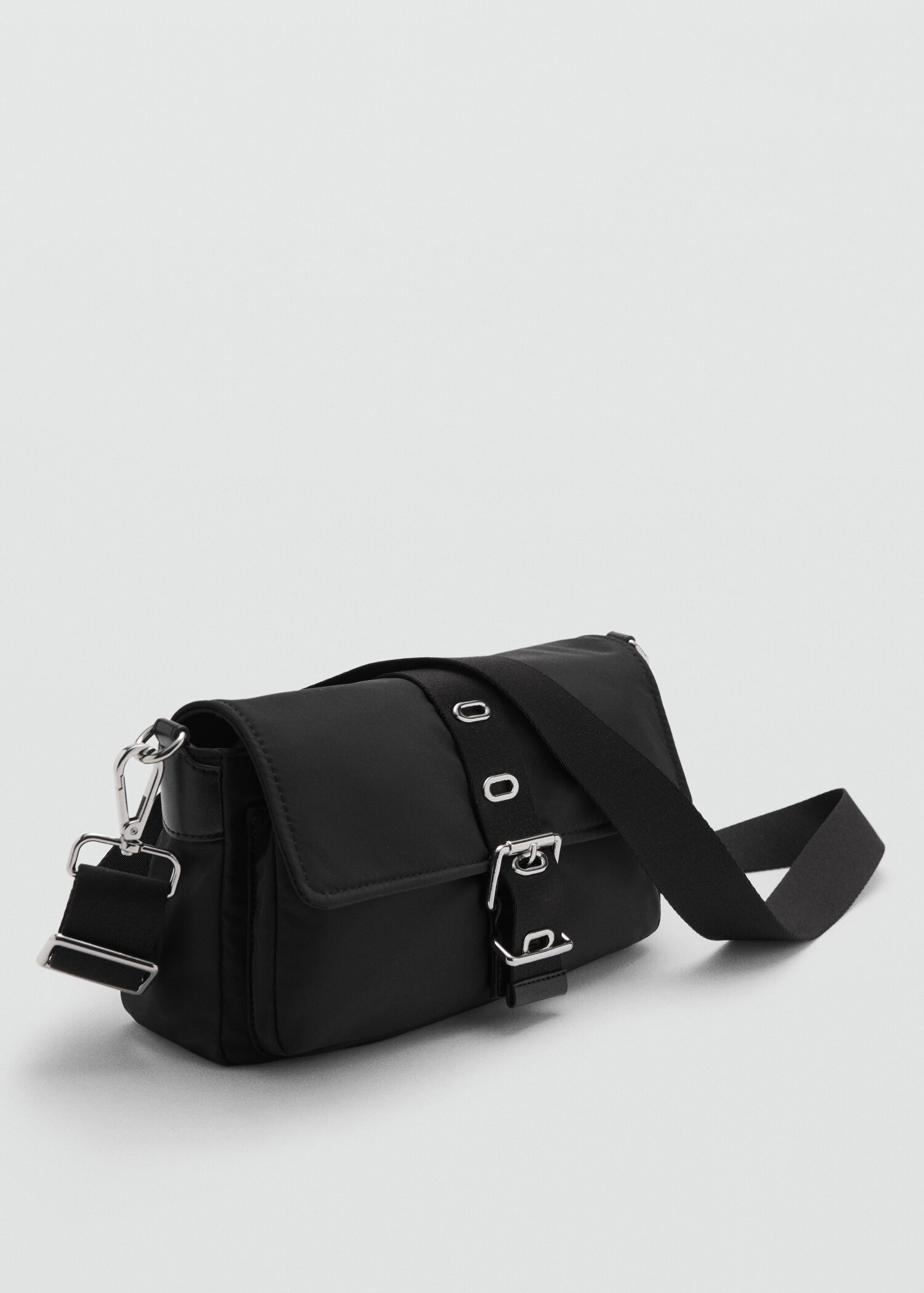 Shoulder bag with buckle - Medium plane