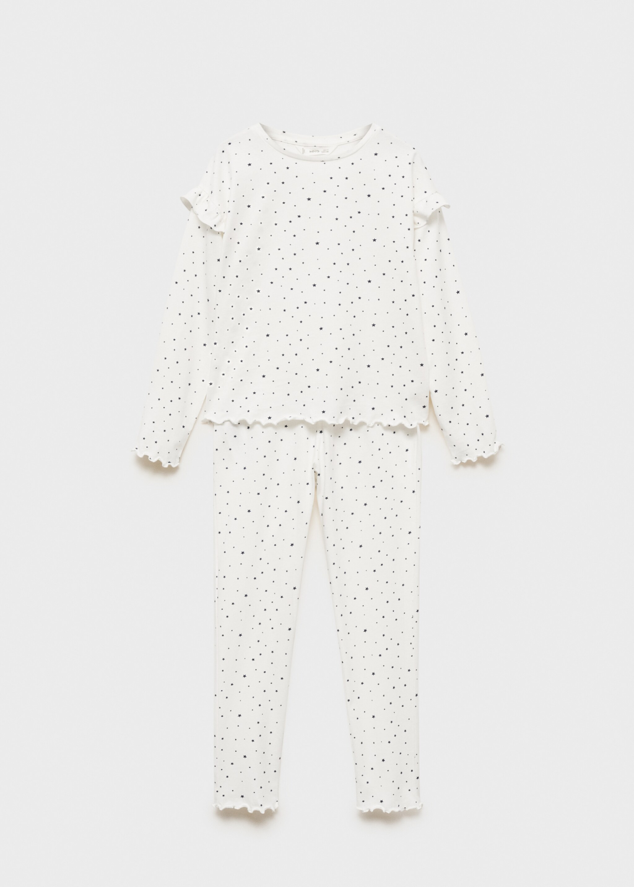 Lång pyjamas stjärnmönster - Artikel utan modell