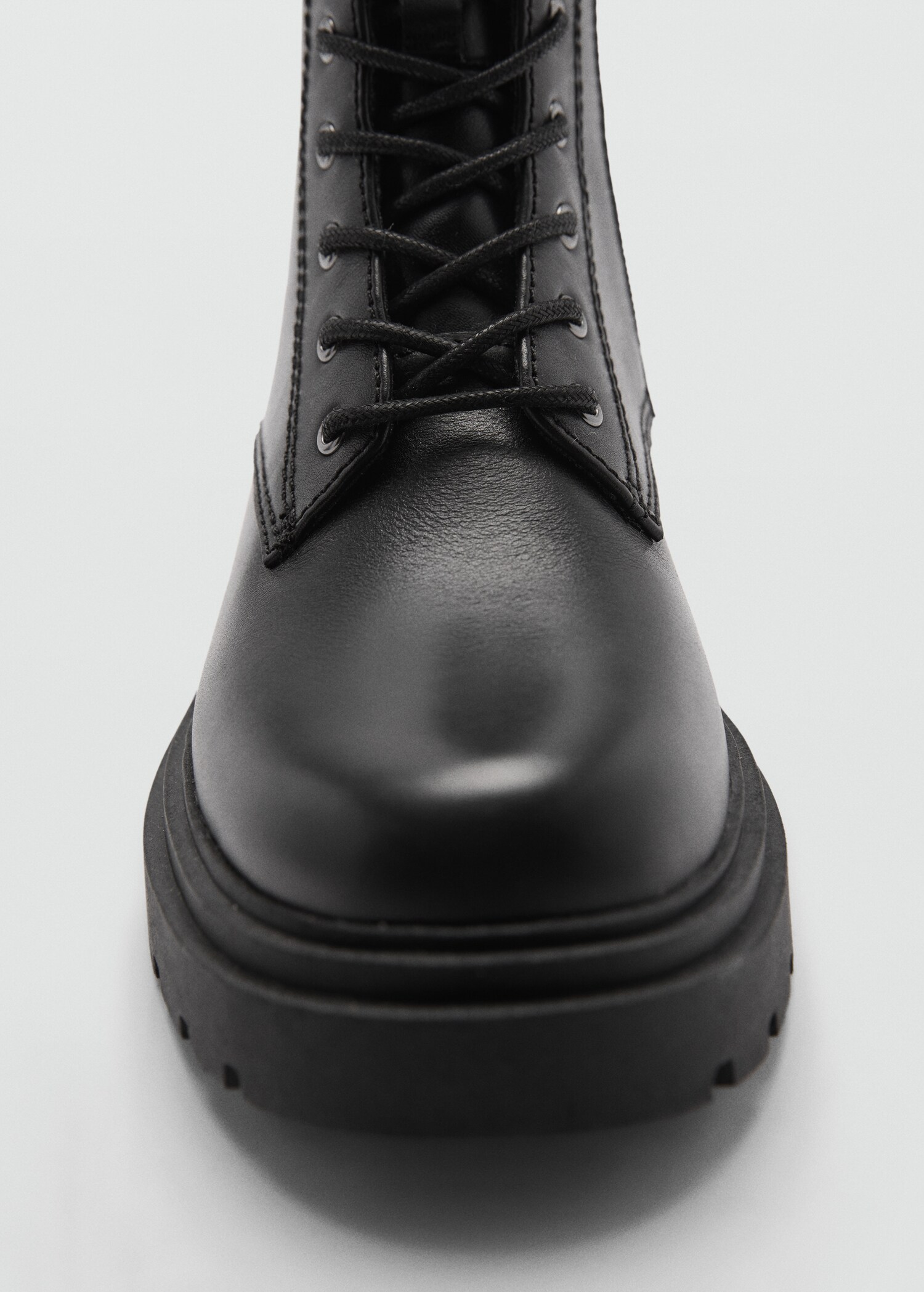 Bottines cuir lacets semelle track - Détail de l'article 3