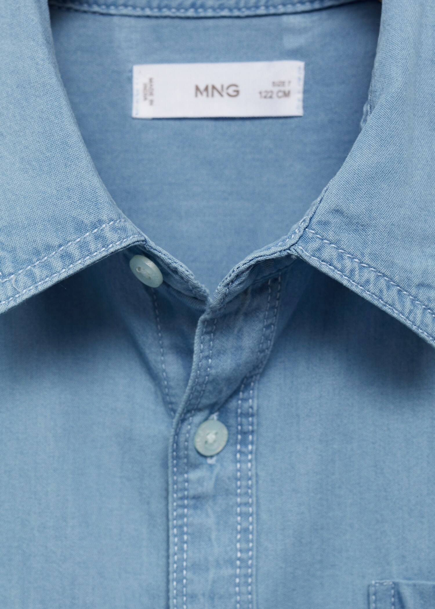 Camisa regular fit denim - Detalle del artículo 8