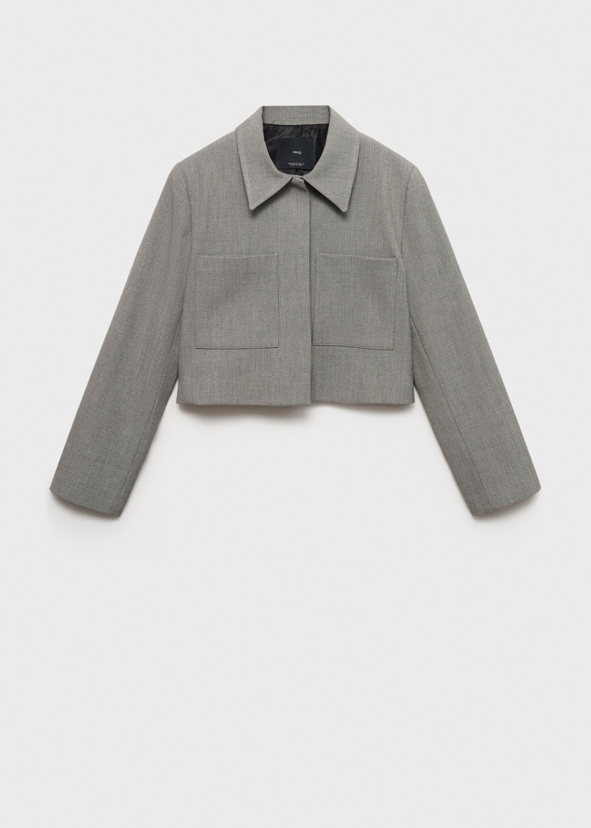 Chaqueta crop bolsillos - Artículo sin modelo