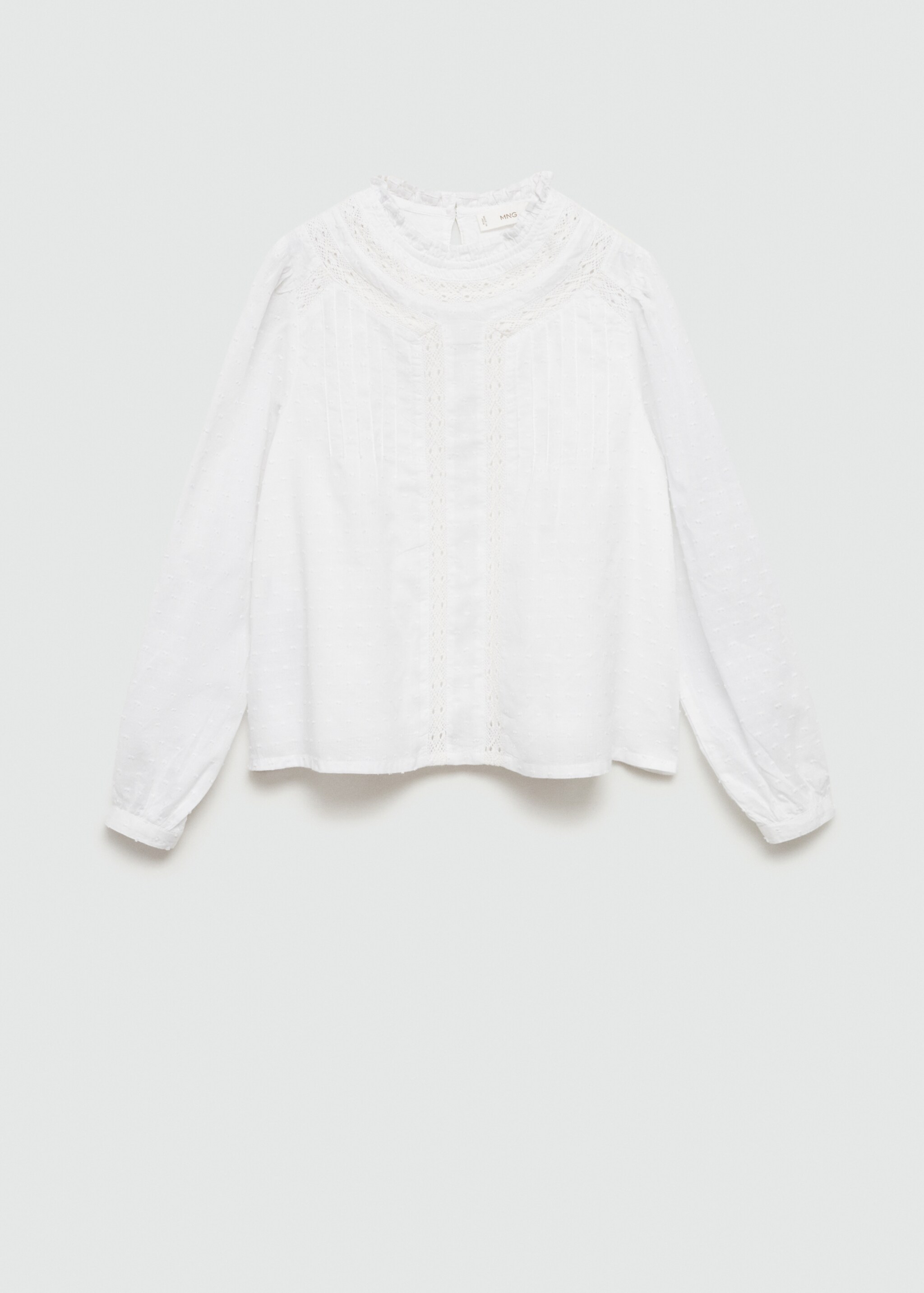 Embroidered cotton blouse - Article without model