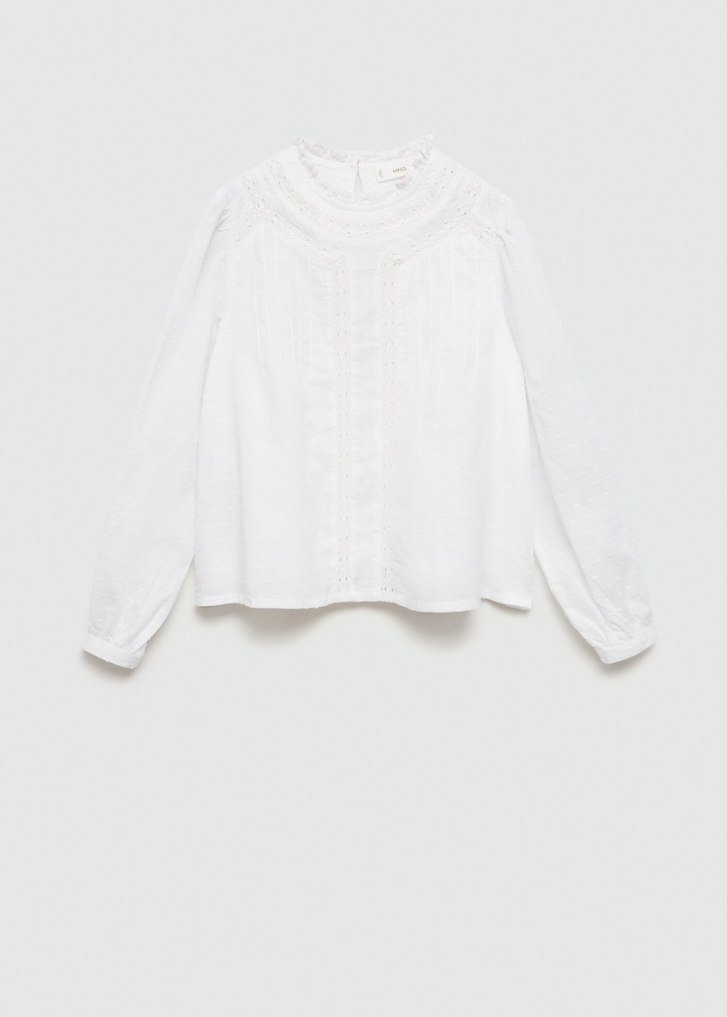 Embroidered cotton blouse - Article without model