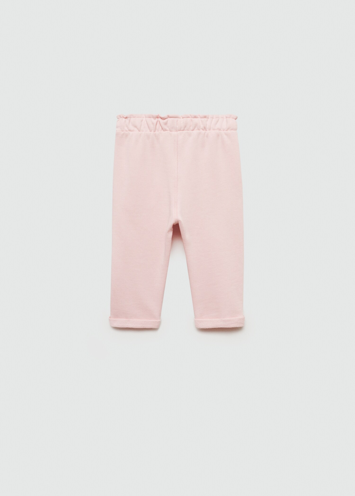 Elastic waist cotton trousers - Reverse of the article