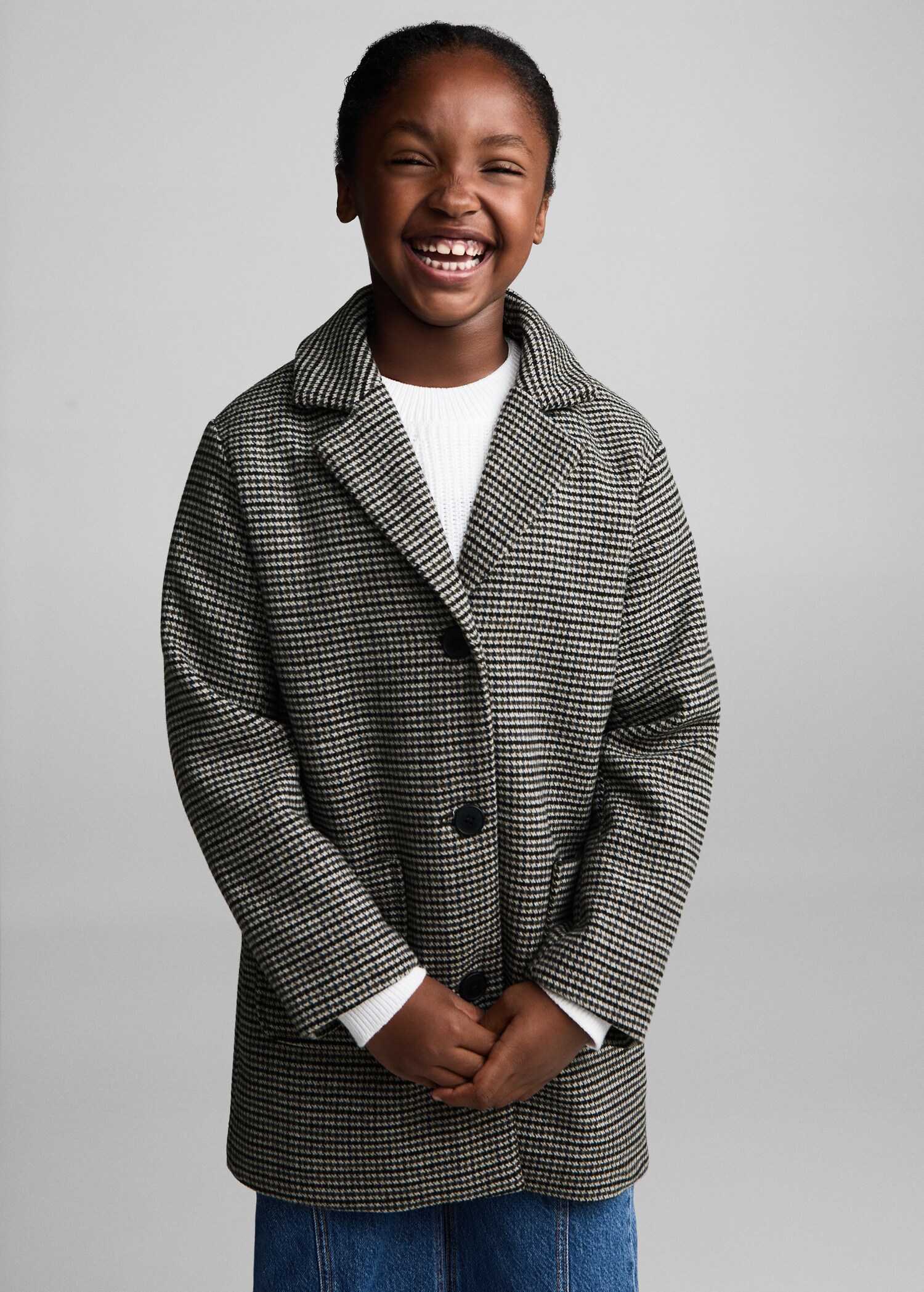 Houndstooth coat - Medium plane