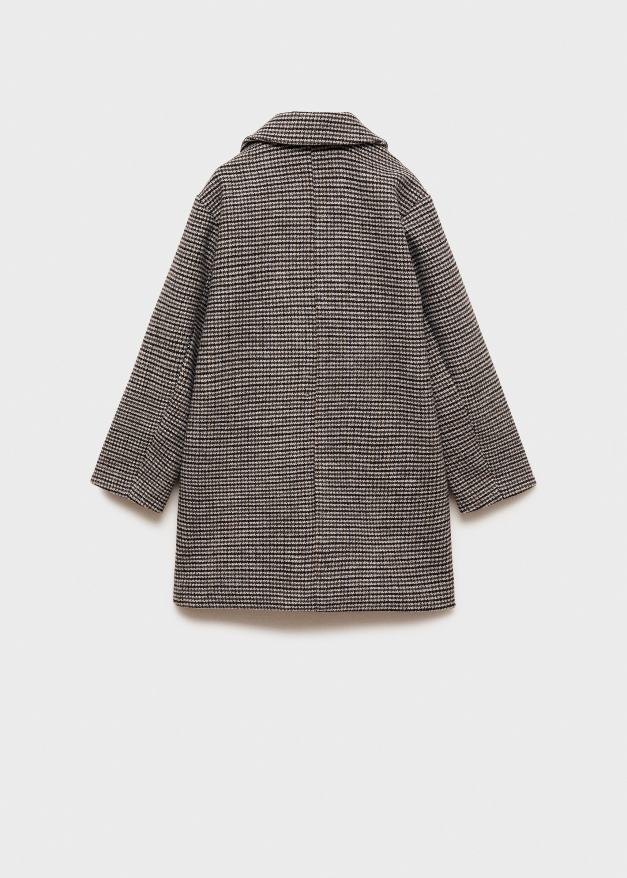 Houndstooth coat - Reverse of the article