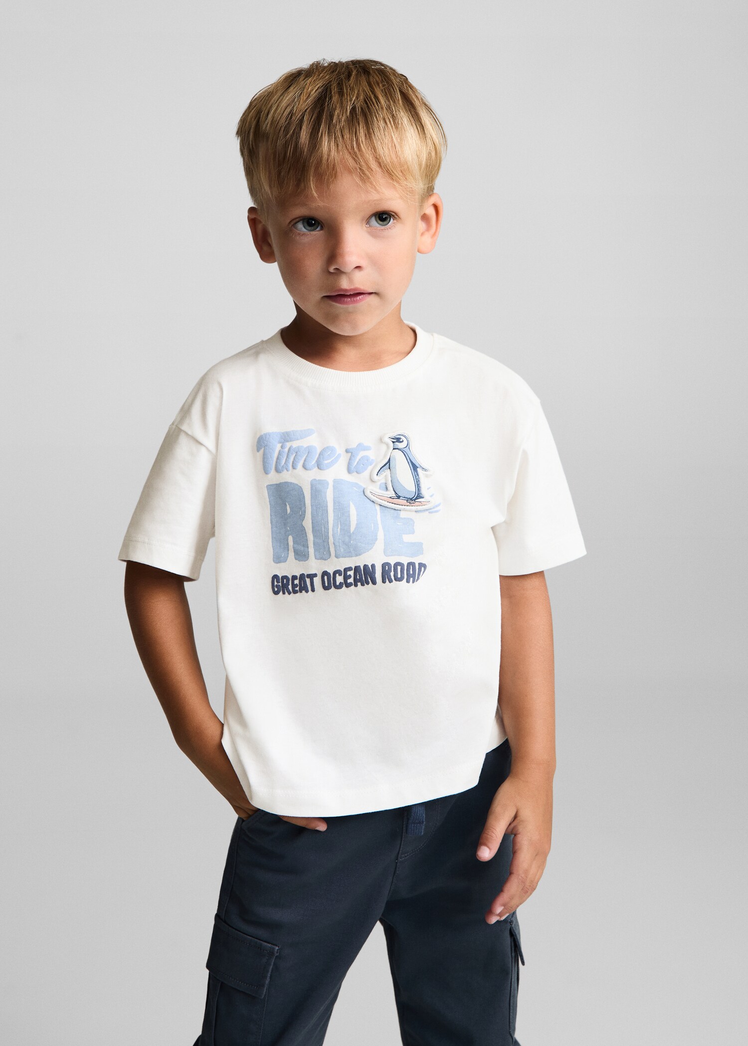 T-shirt imprimé surf - Plan moyen