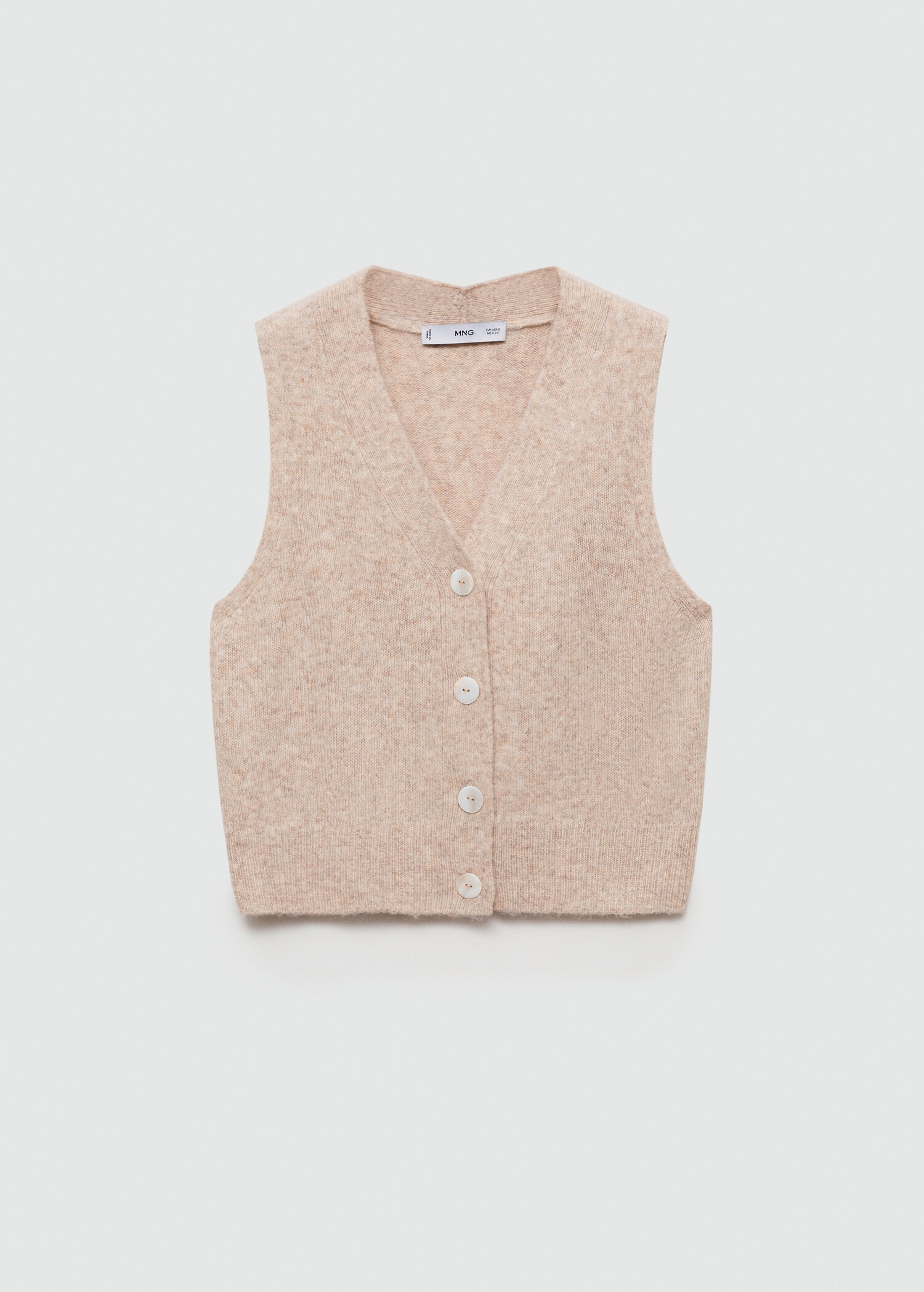 Gilet with buttons - Article without model